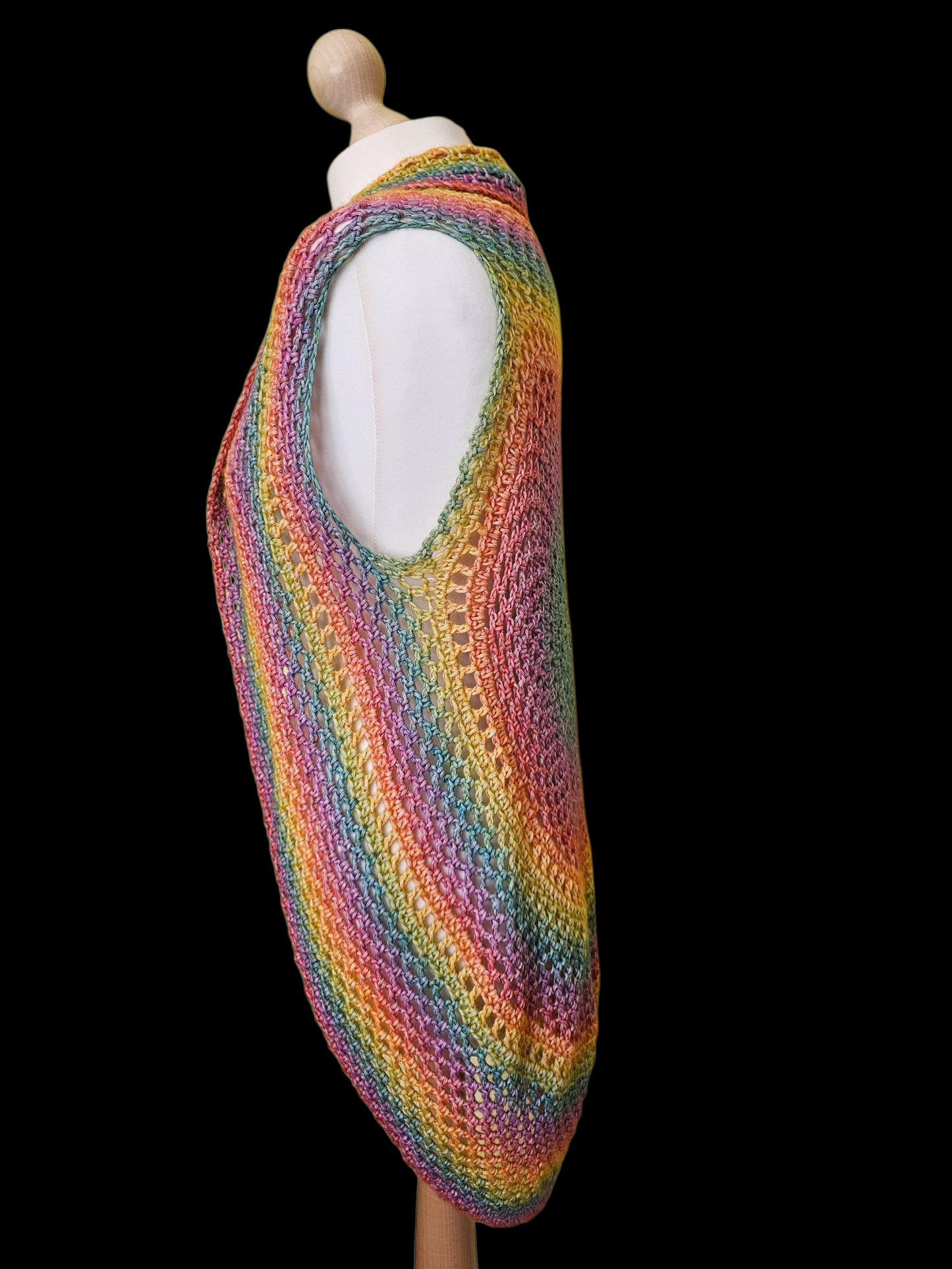 Mandala cardigan vest