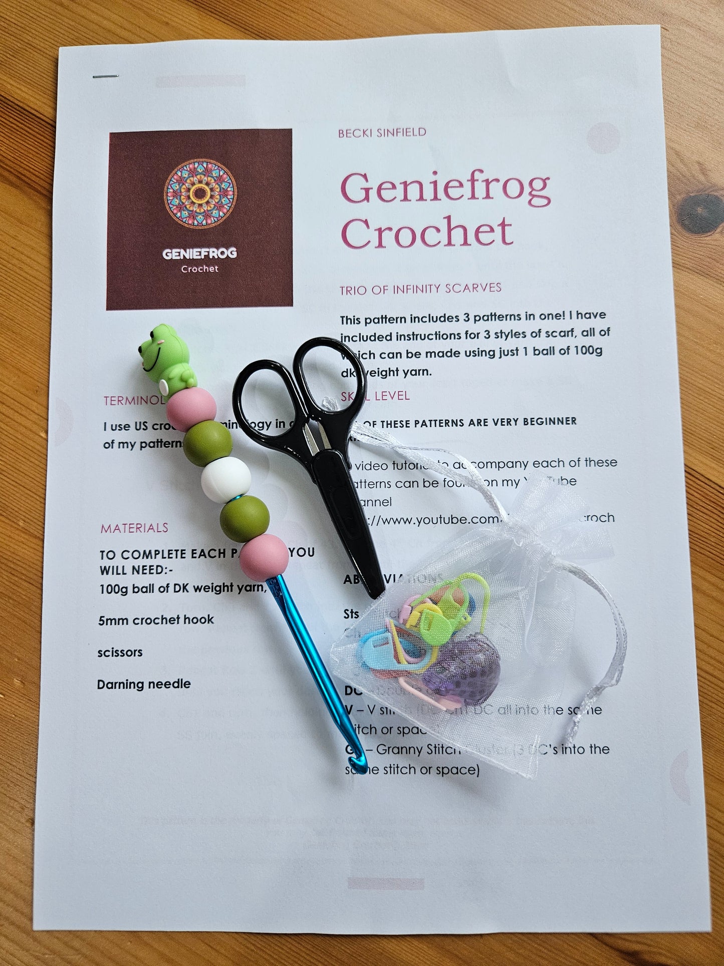Crochet Kit - Changing seasons Scarves