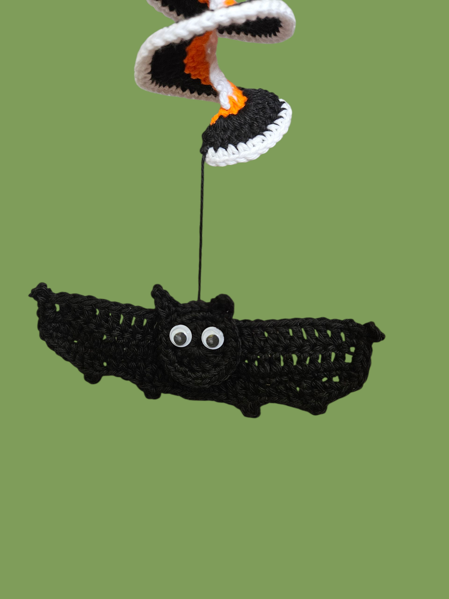 Halloween Crochet wind spinner décor - set of 3