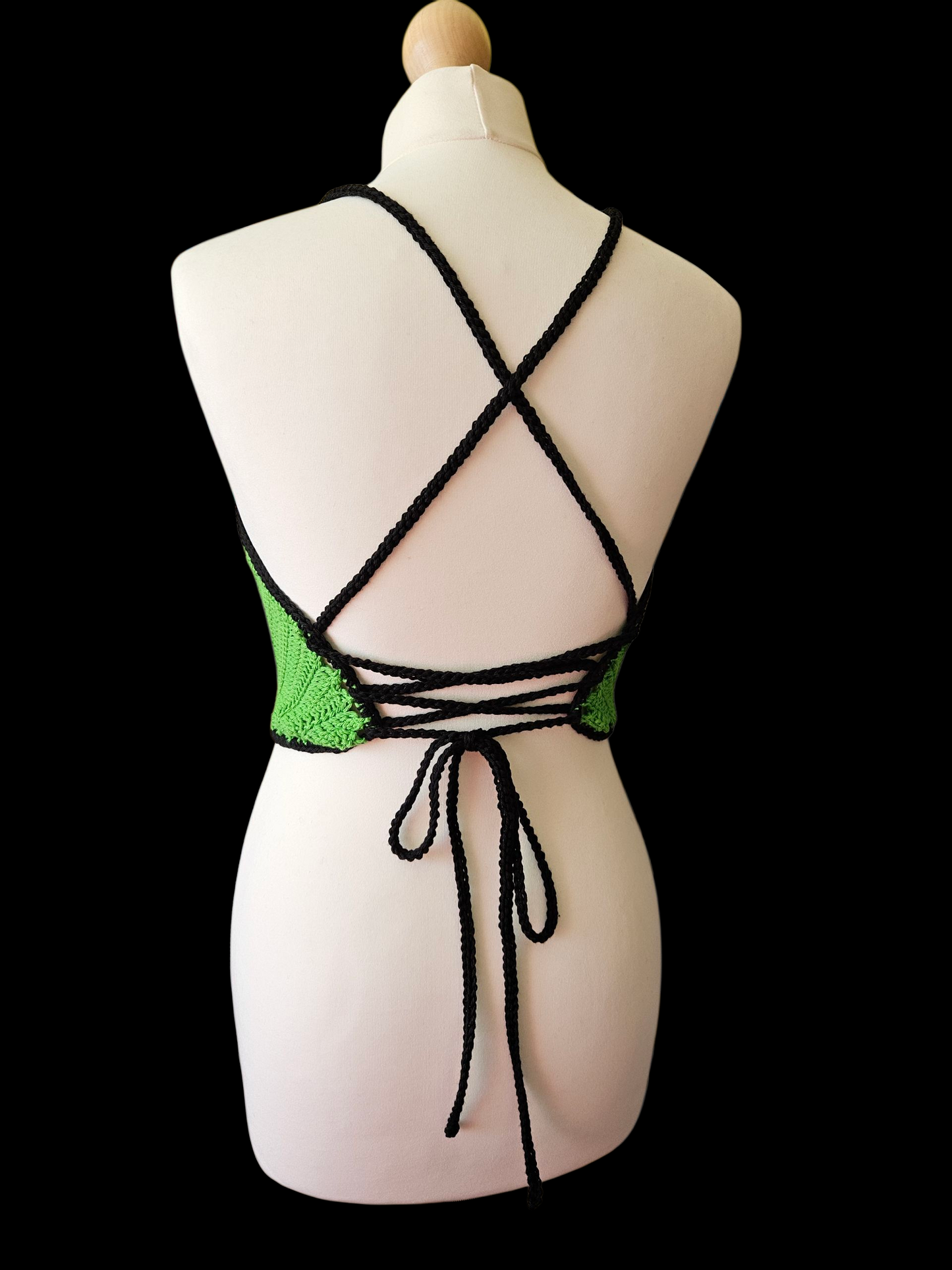 Crochet Spiderweb crop top