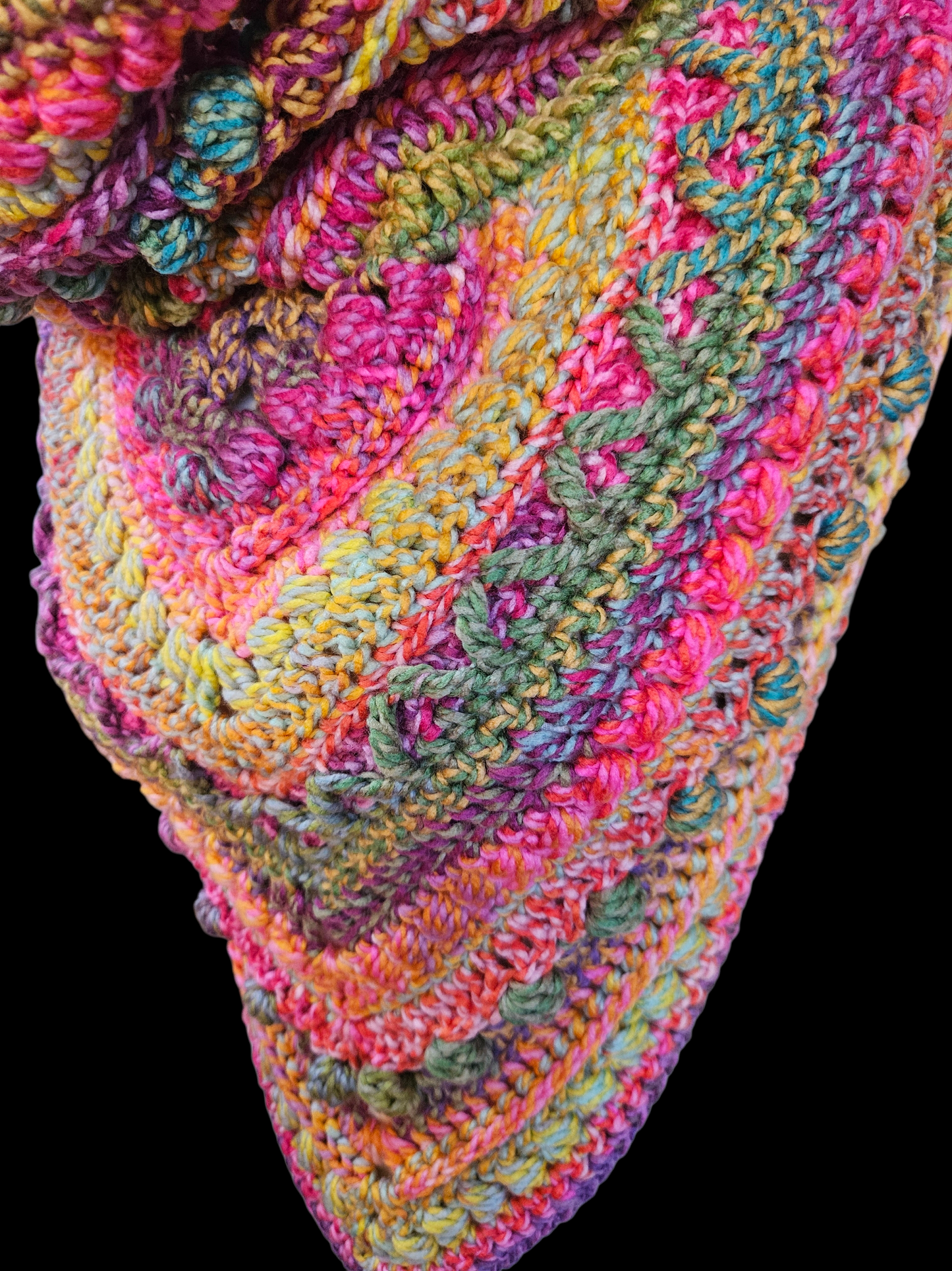 Hooded cowl scarf (Colour - Comet)