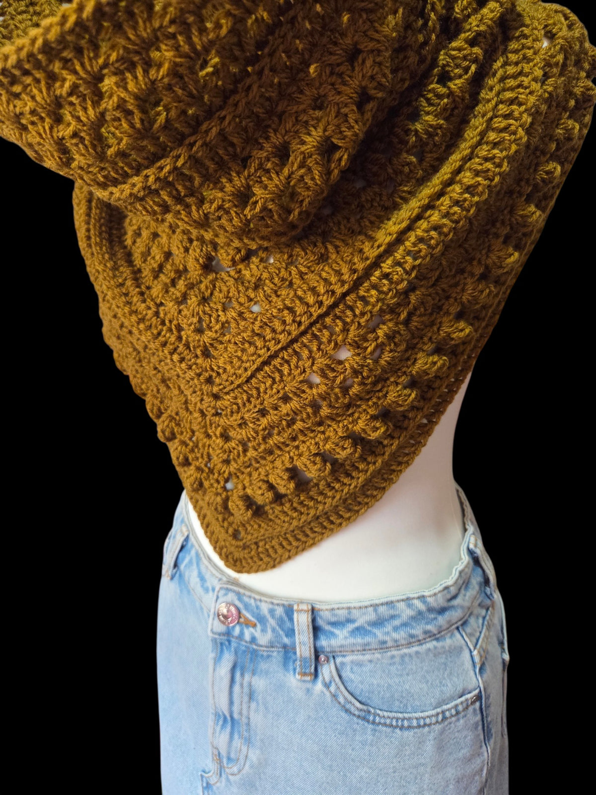 Hooded Cowl Scarf Bronze