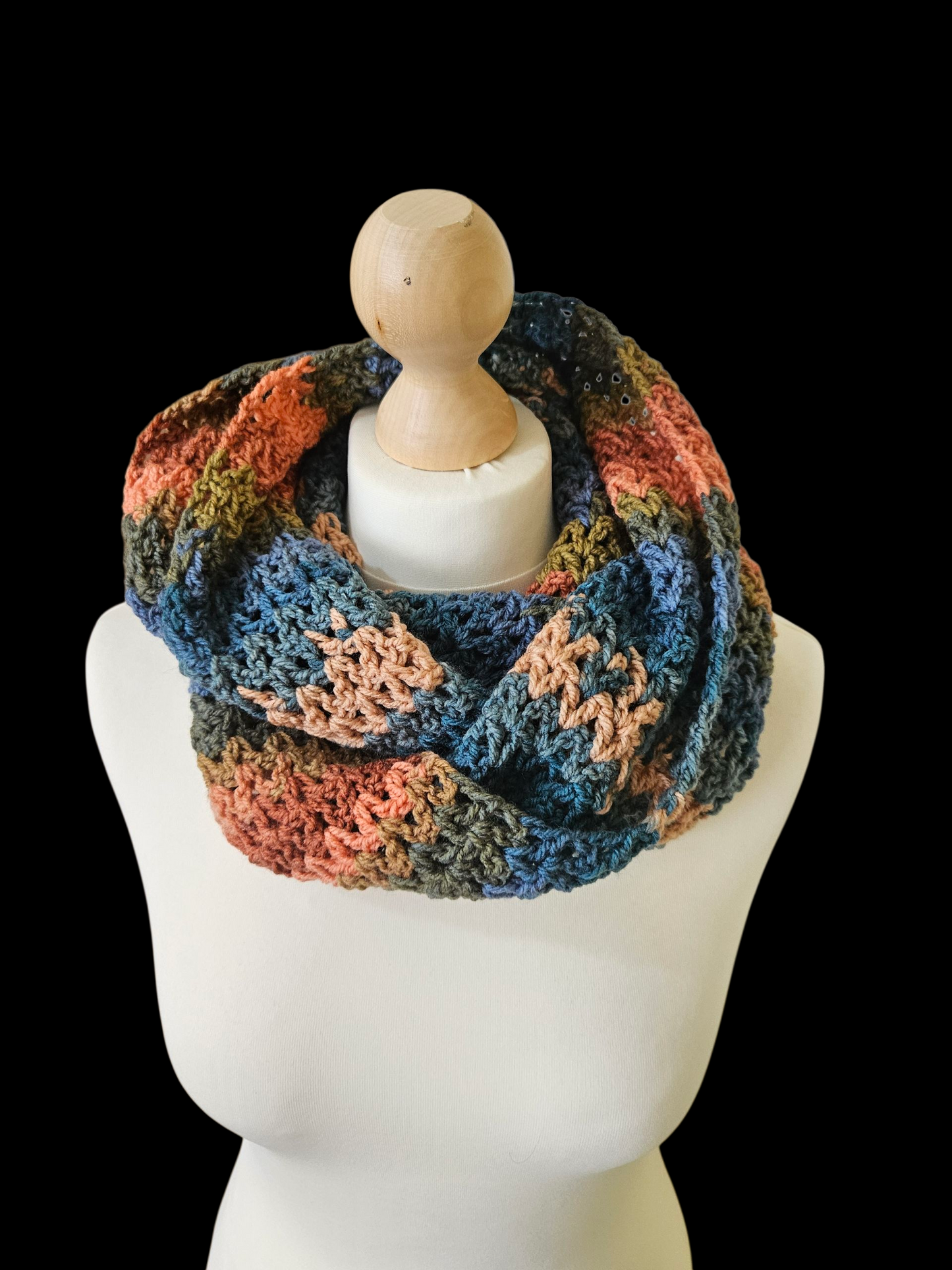 Crochet Kit - Winter Warmer Infinity scarves