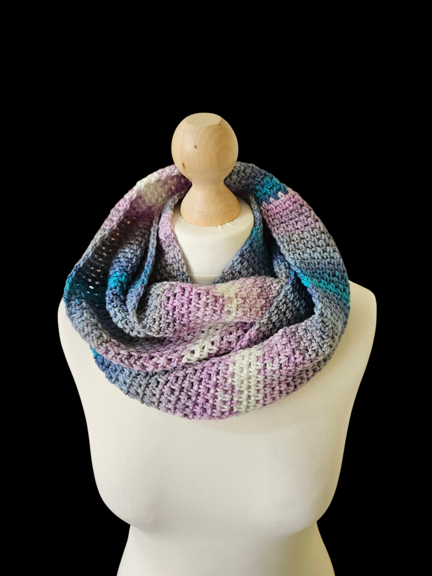 Crochet Kit - Winter Warmer Infinity scarves