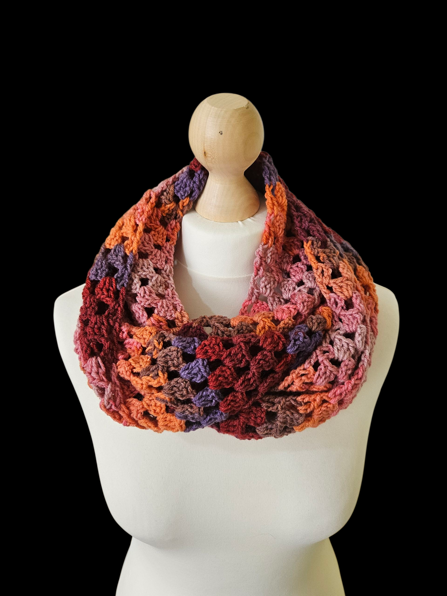 Crochet Kit - Winter Warmer Infinity scarves
