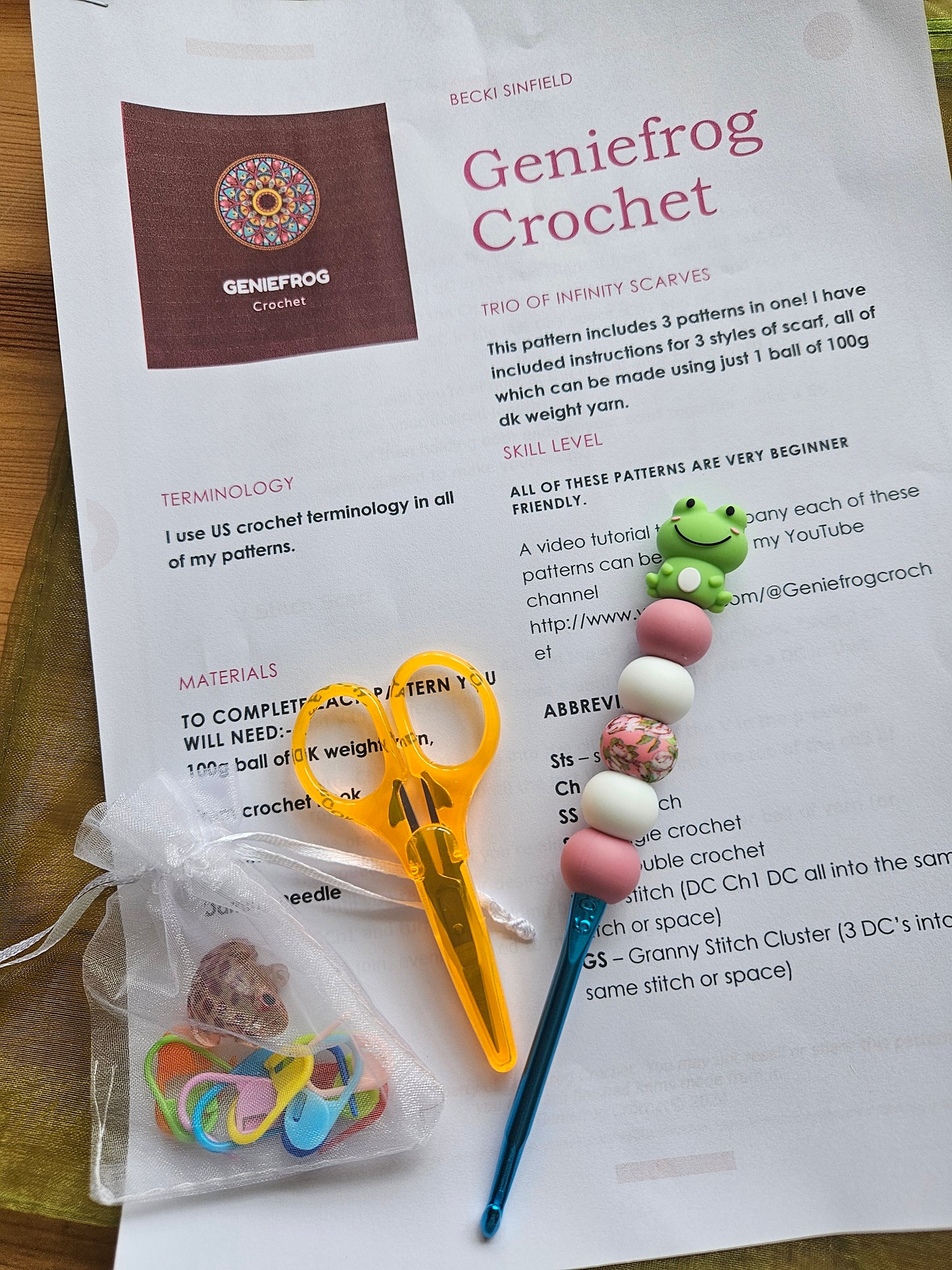 Crochet Kit - Winter Warmer Infinity scarves