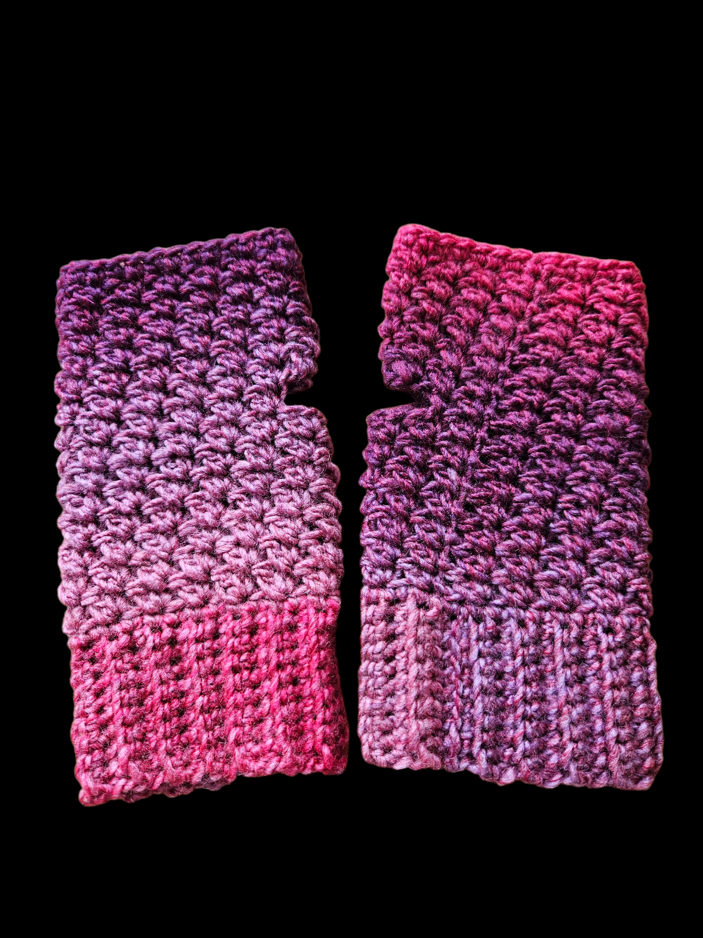 Crochet Ear warmer headband and Fingerless glove Set