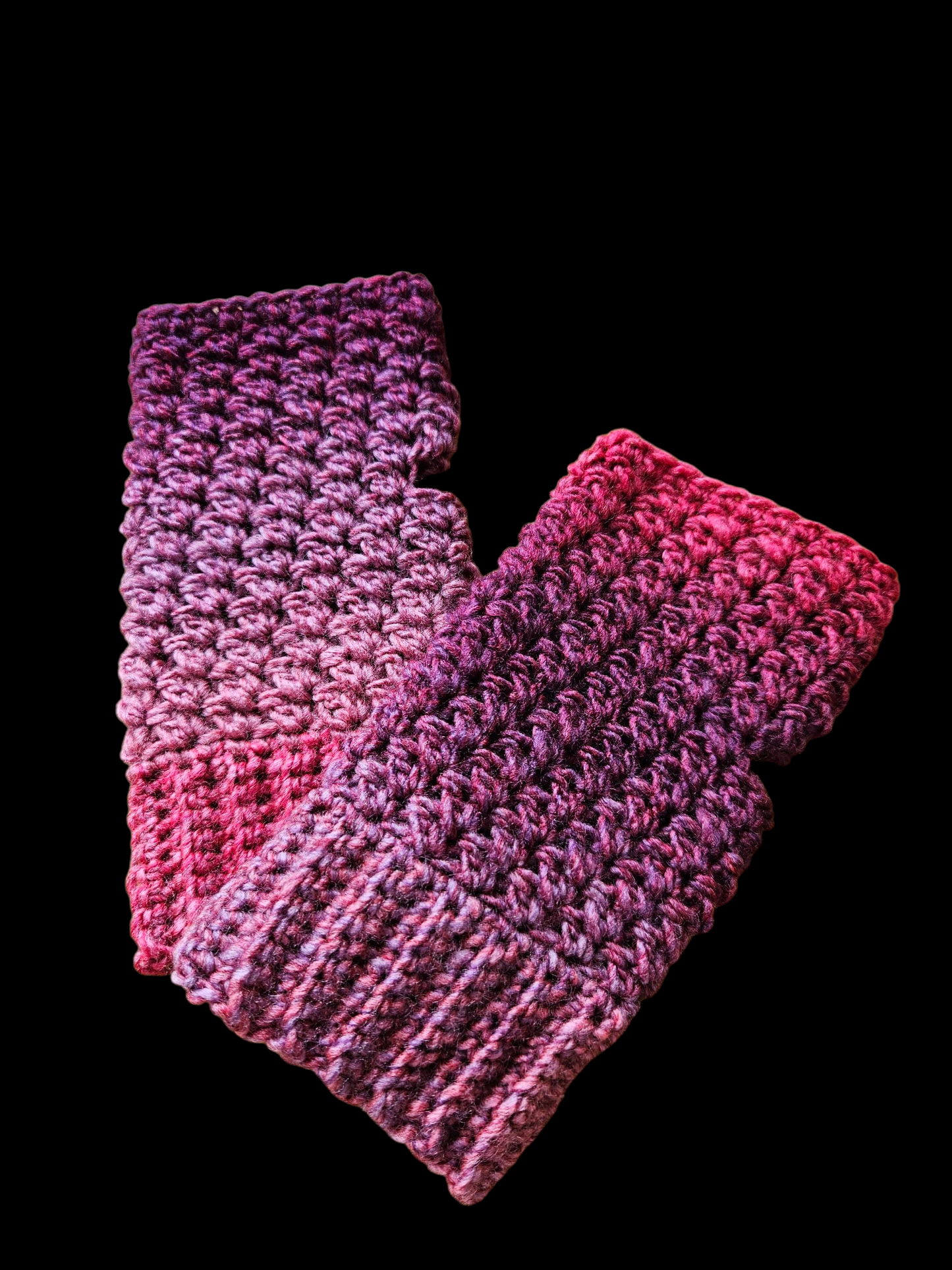 Crochet Ear warmer headband and Fingerless glove Set