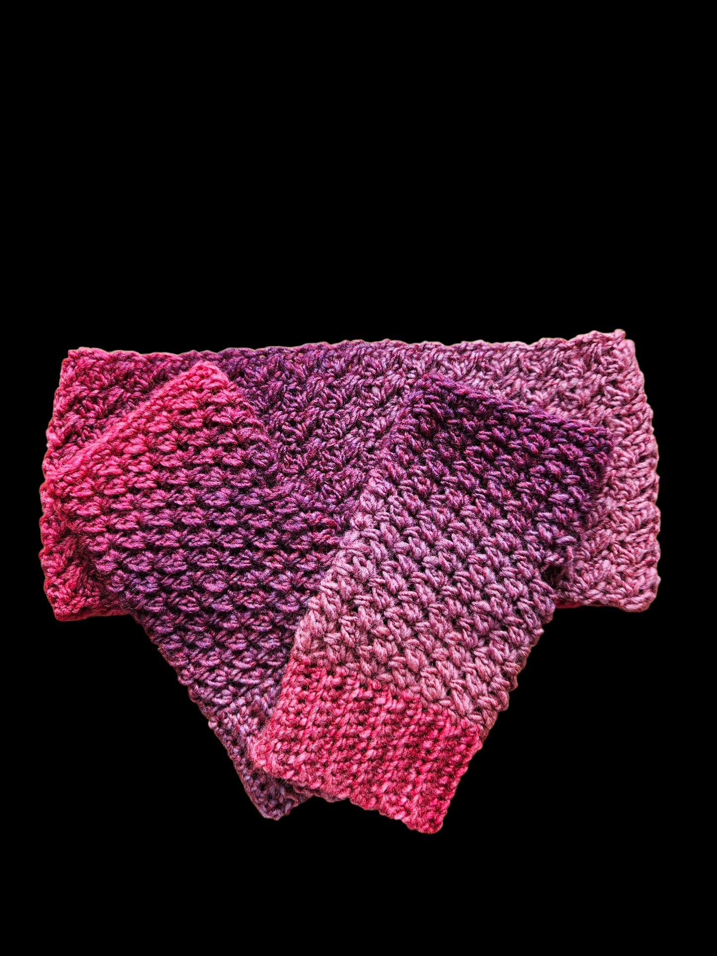 Crochet Ear warmer headband and Fingerless glove Set