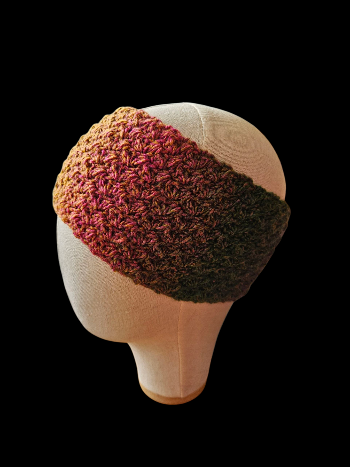 Crochet Ear warmer headband and Fingerless glove Set