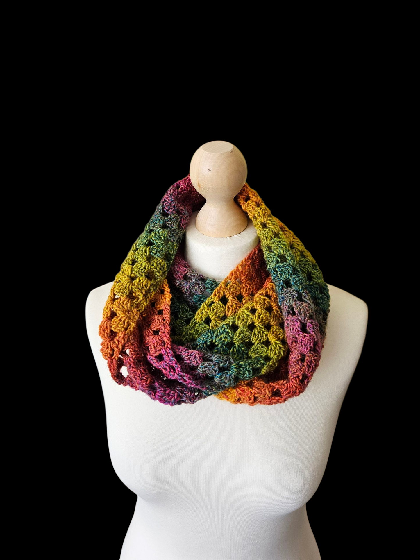 Crochet Infinity Scarf