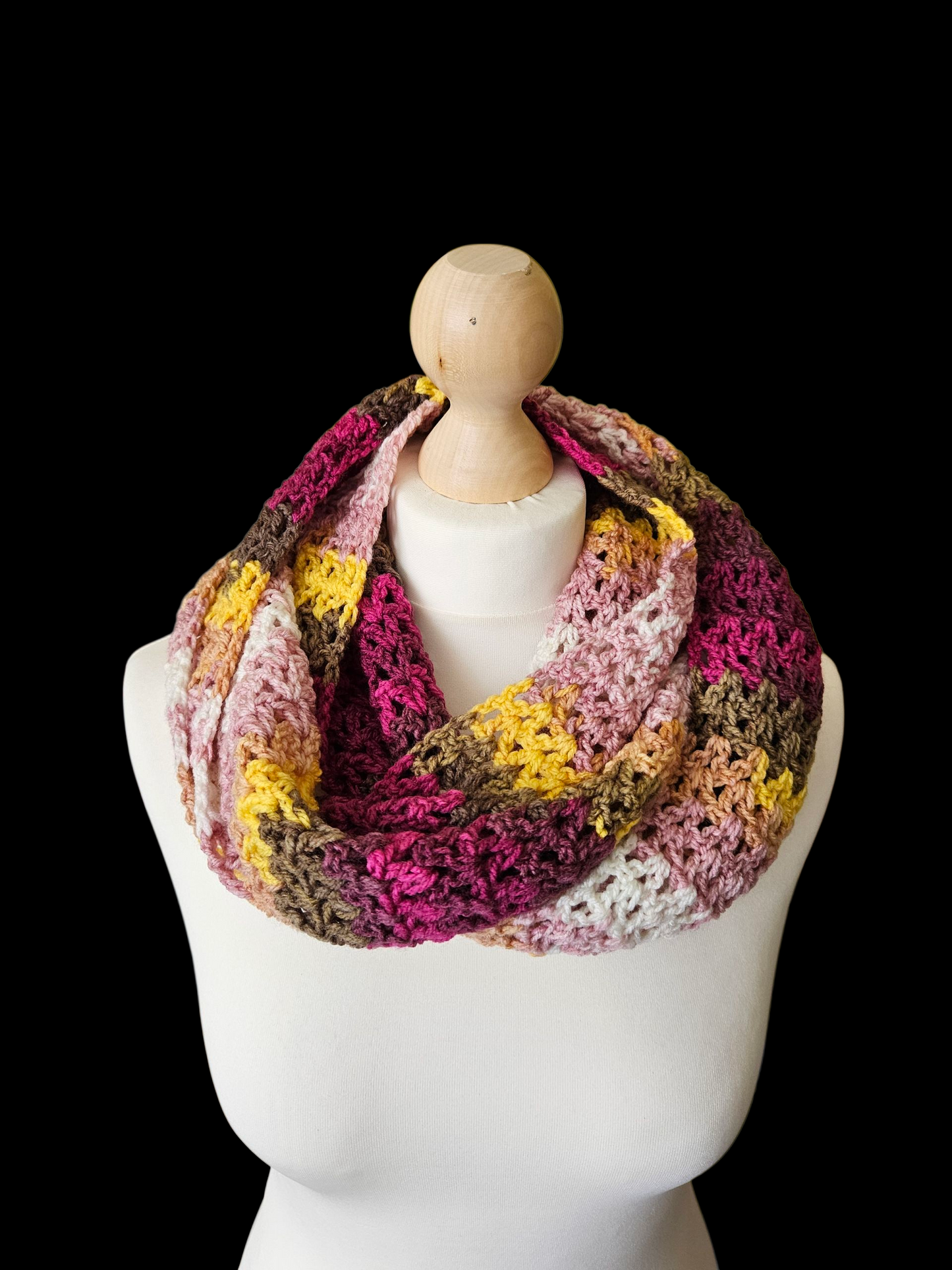 Crochet Infinity Scarf