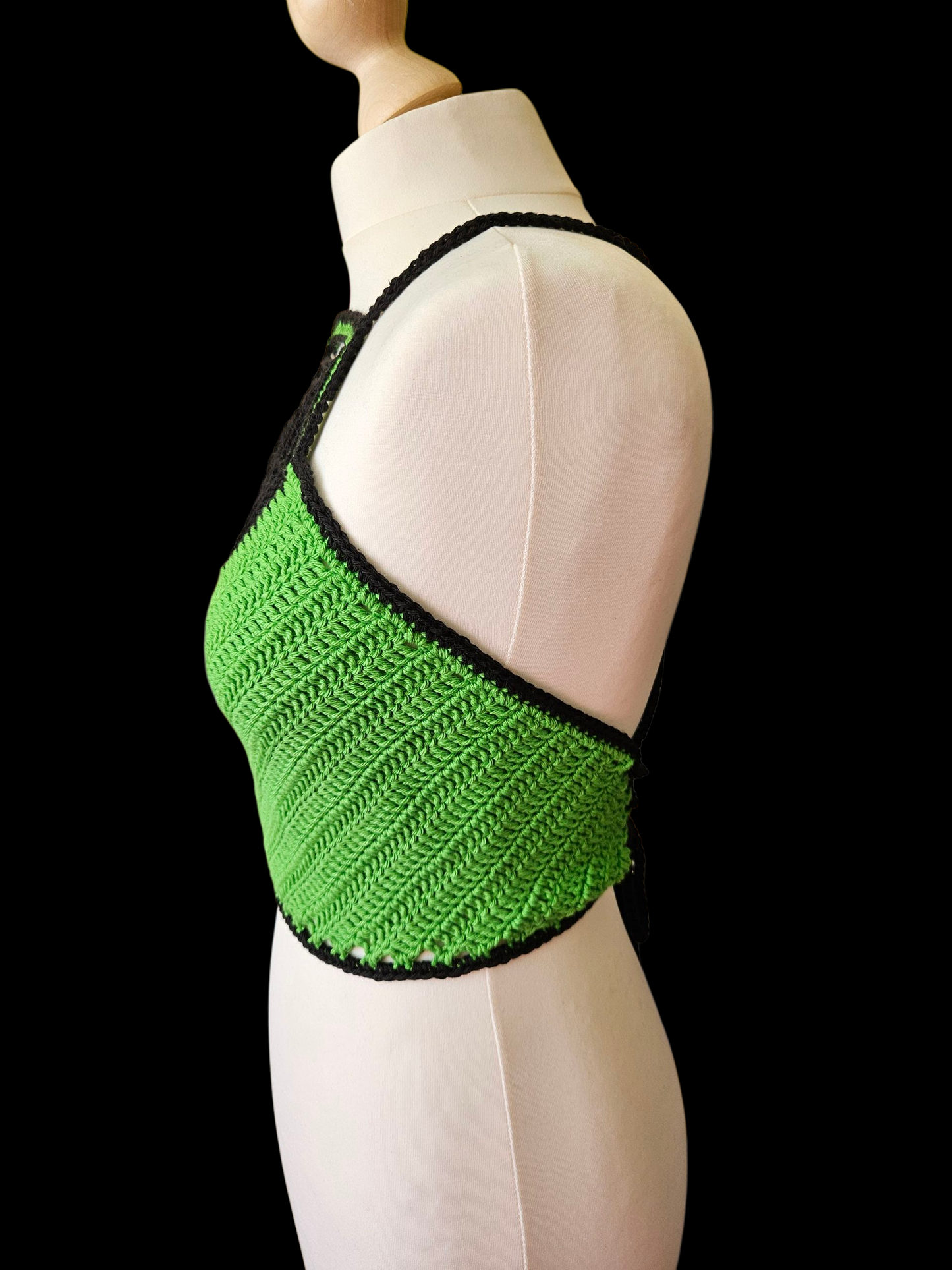 Crochet Spiderweb crop top