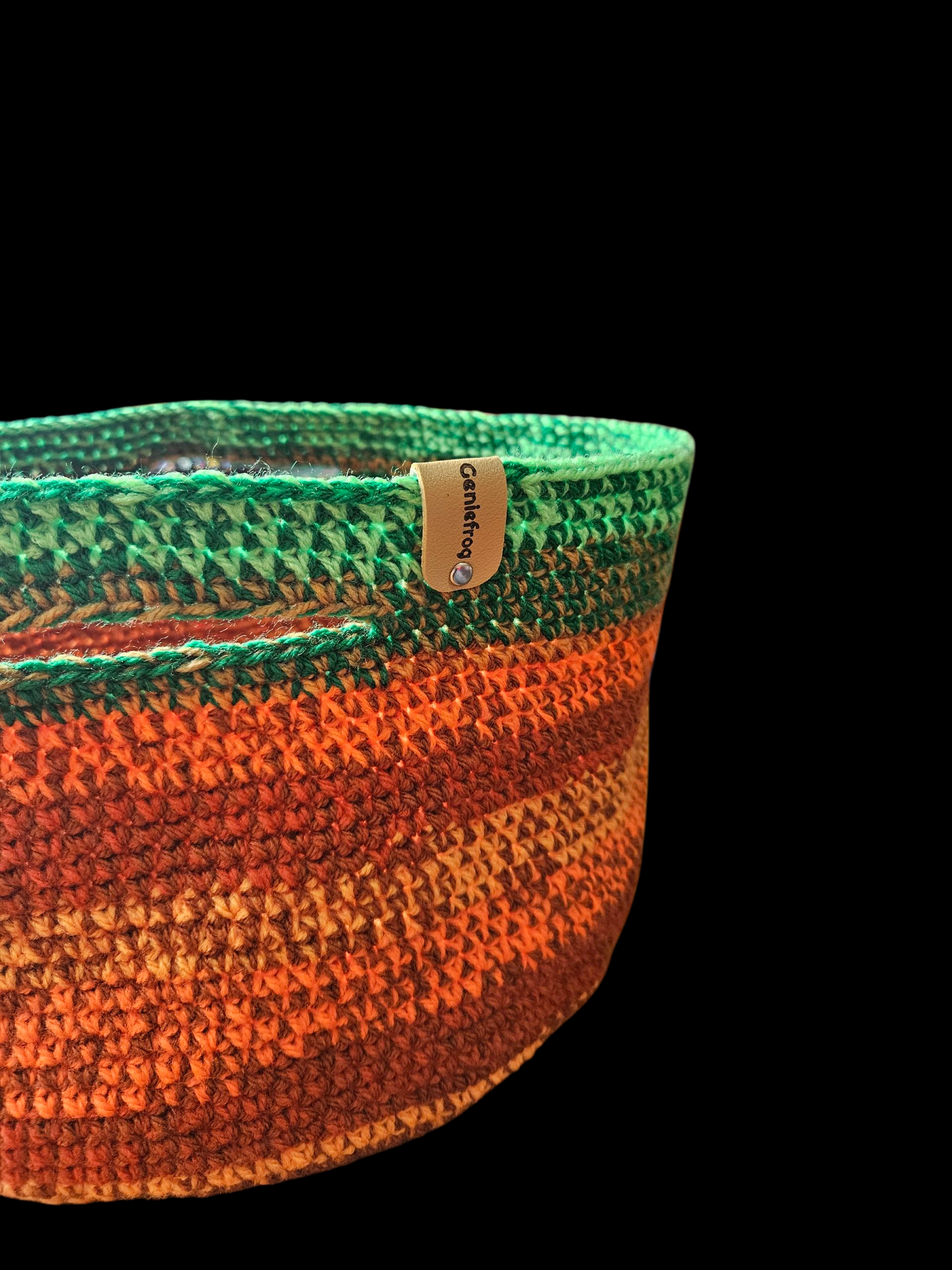 Crochet basket - Halloween pumpkin