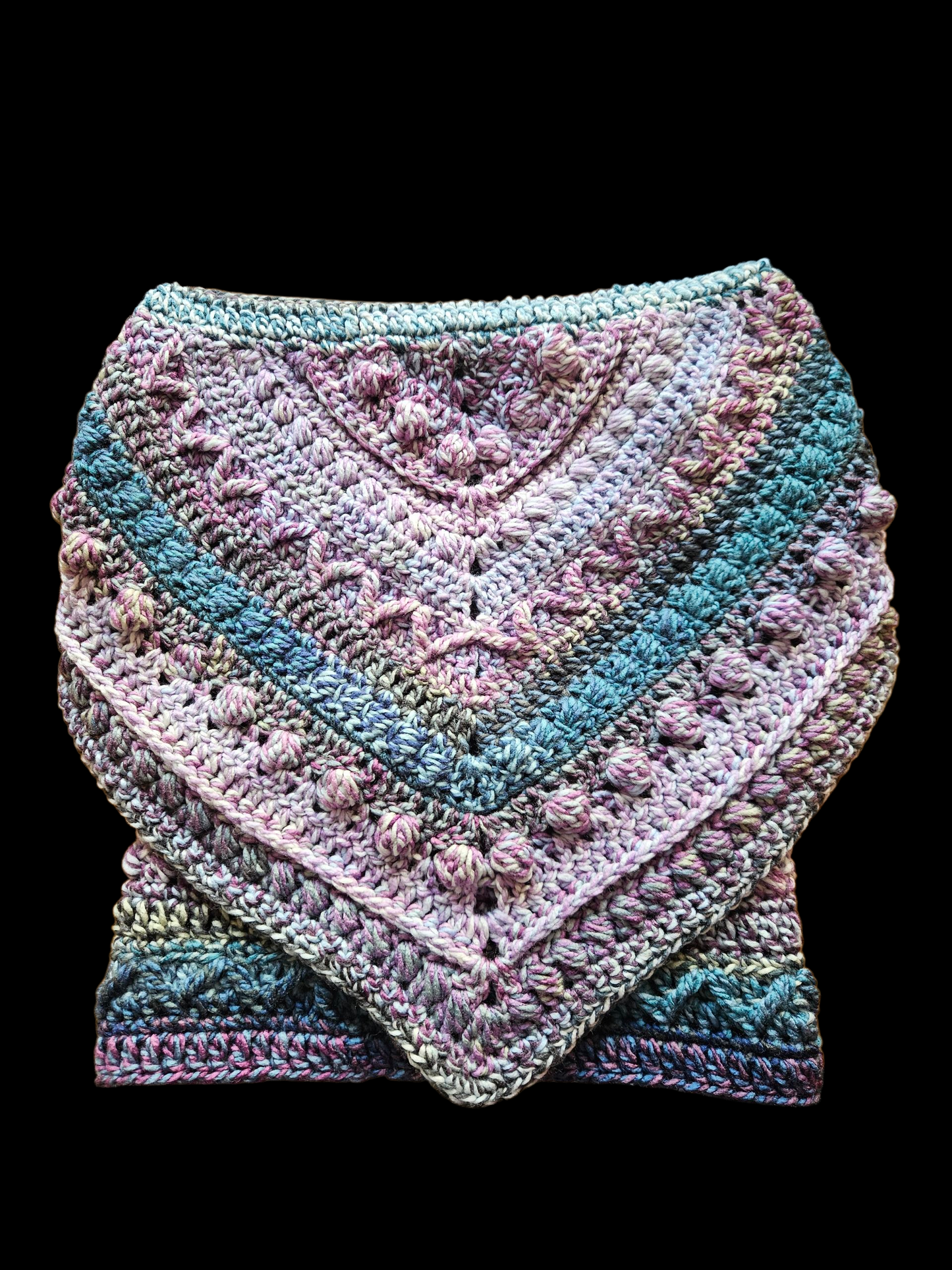 Hooded cowl scarf (Colour - Morpho)