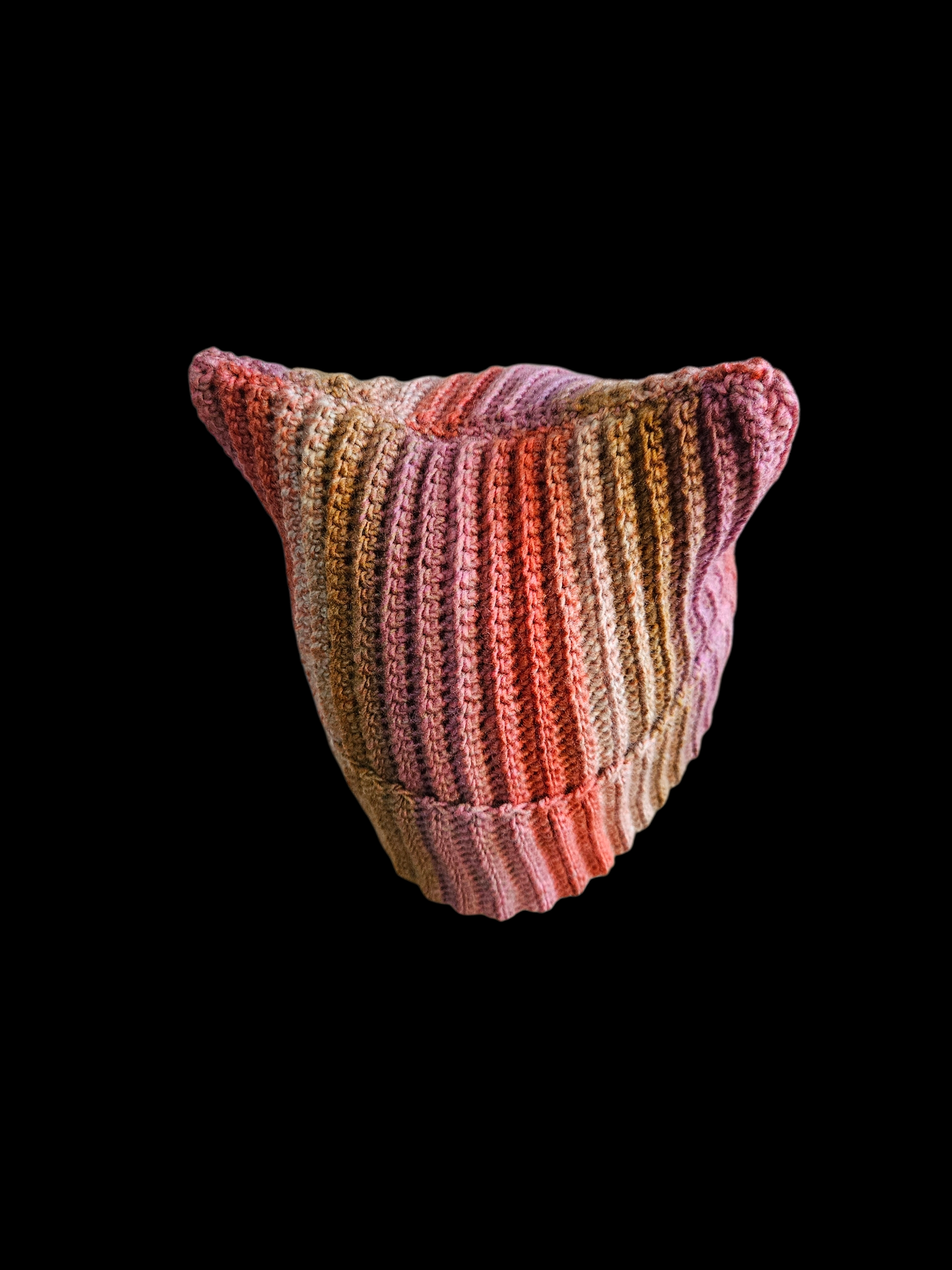 Ladies "cat ear" sack Beanie Hat