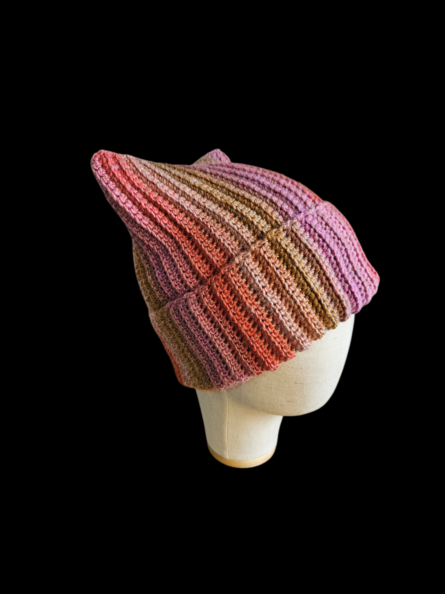 Ladies "cat ear" sack Beanie Hat