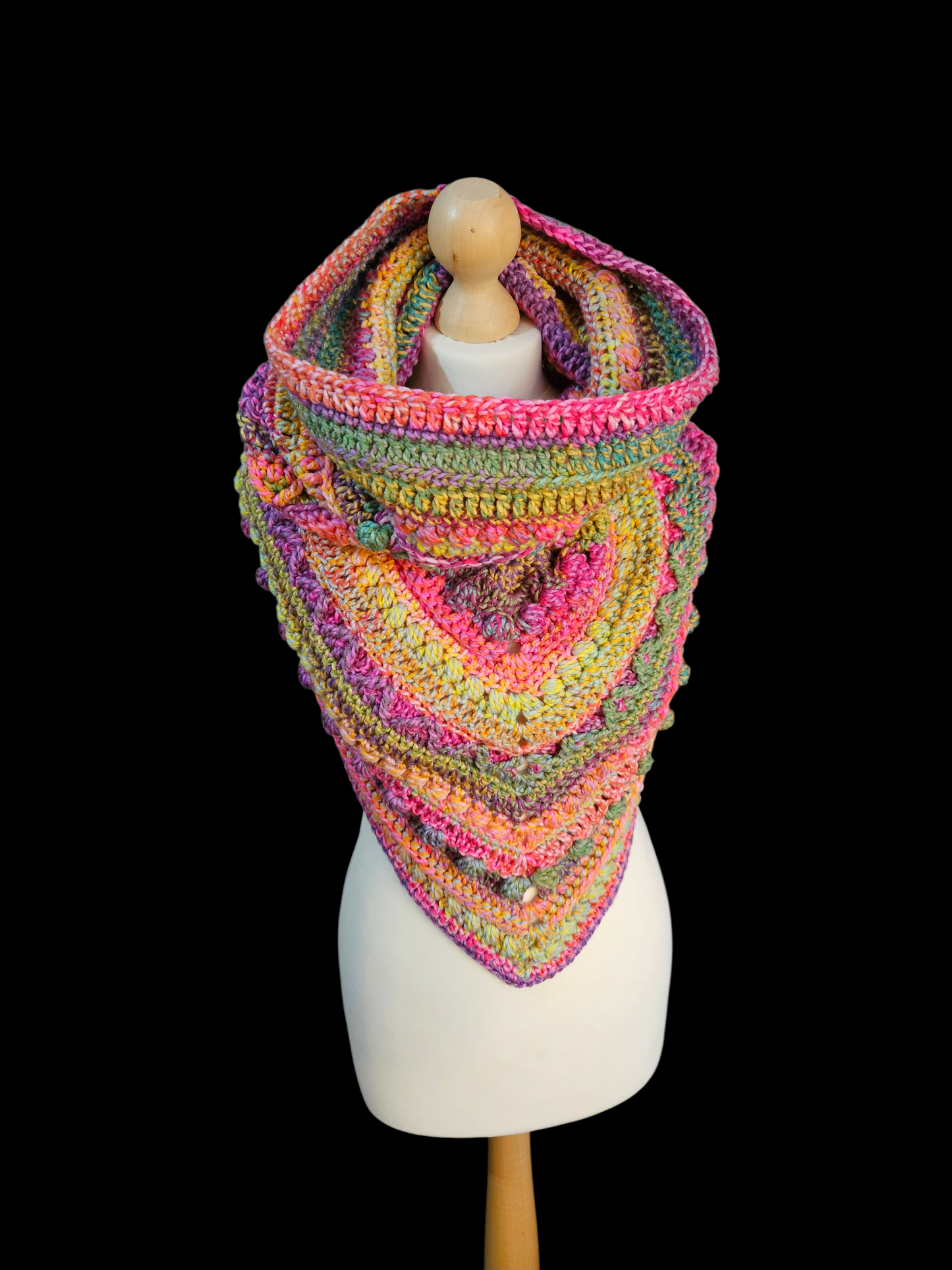 Hooded cowl scarf (Colour - Comet)