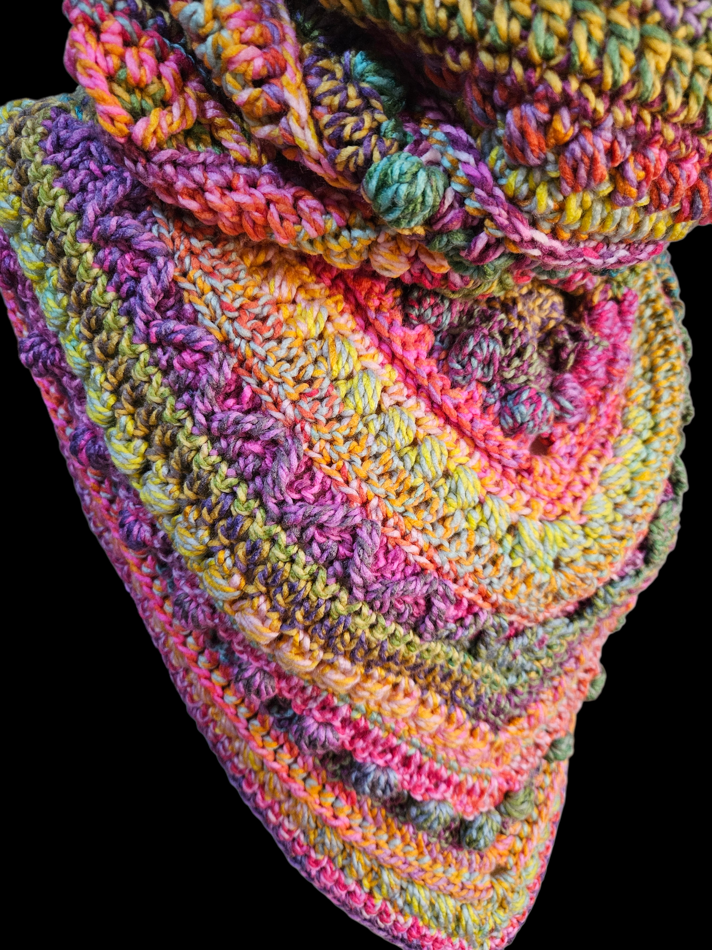 Hooded cowl scarf (Colour - Comet)