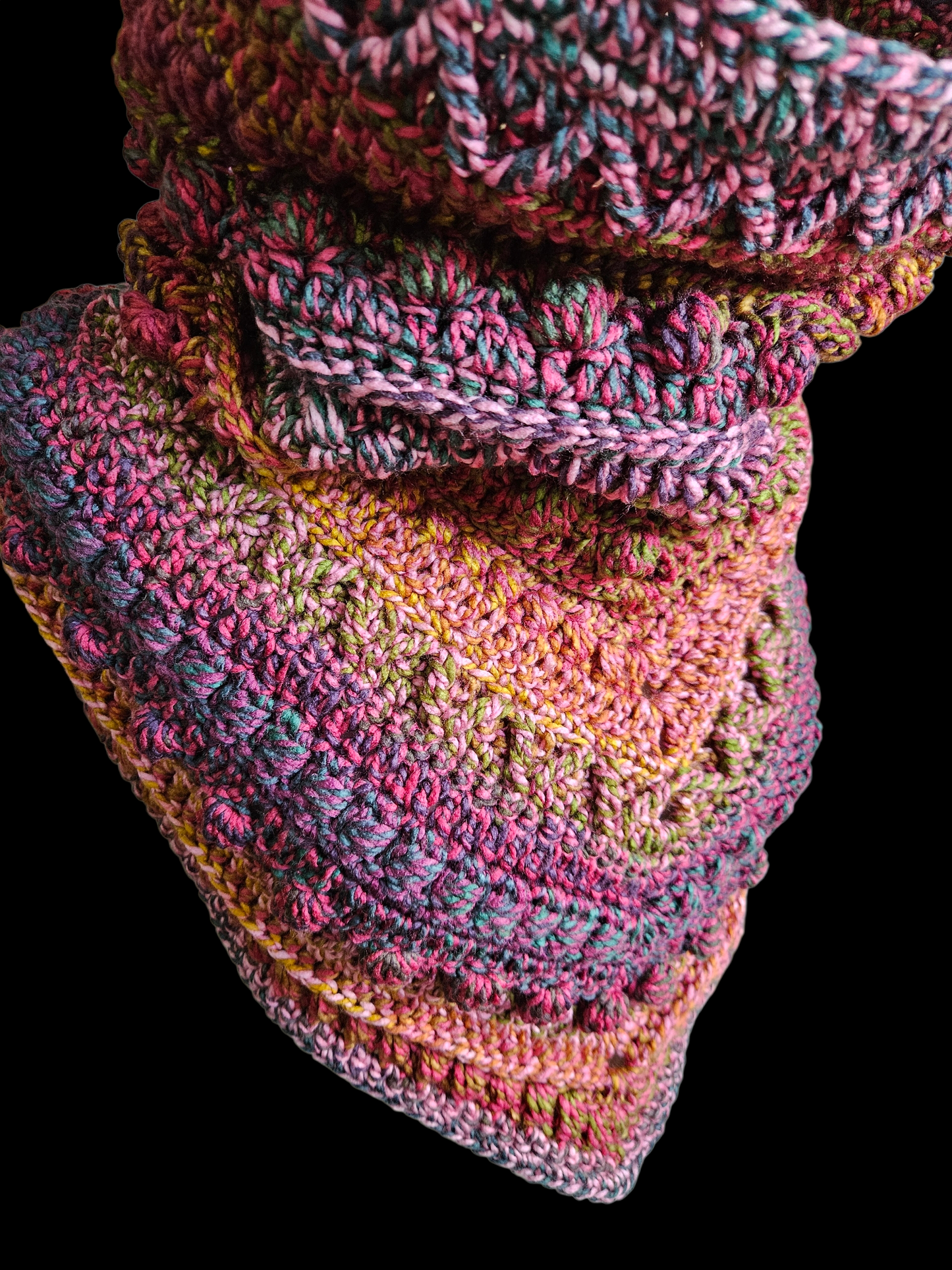 Hooded cowl scarf (Colour - Hawk)