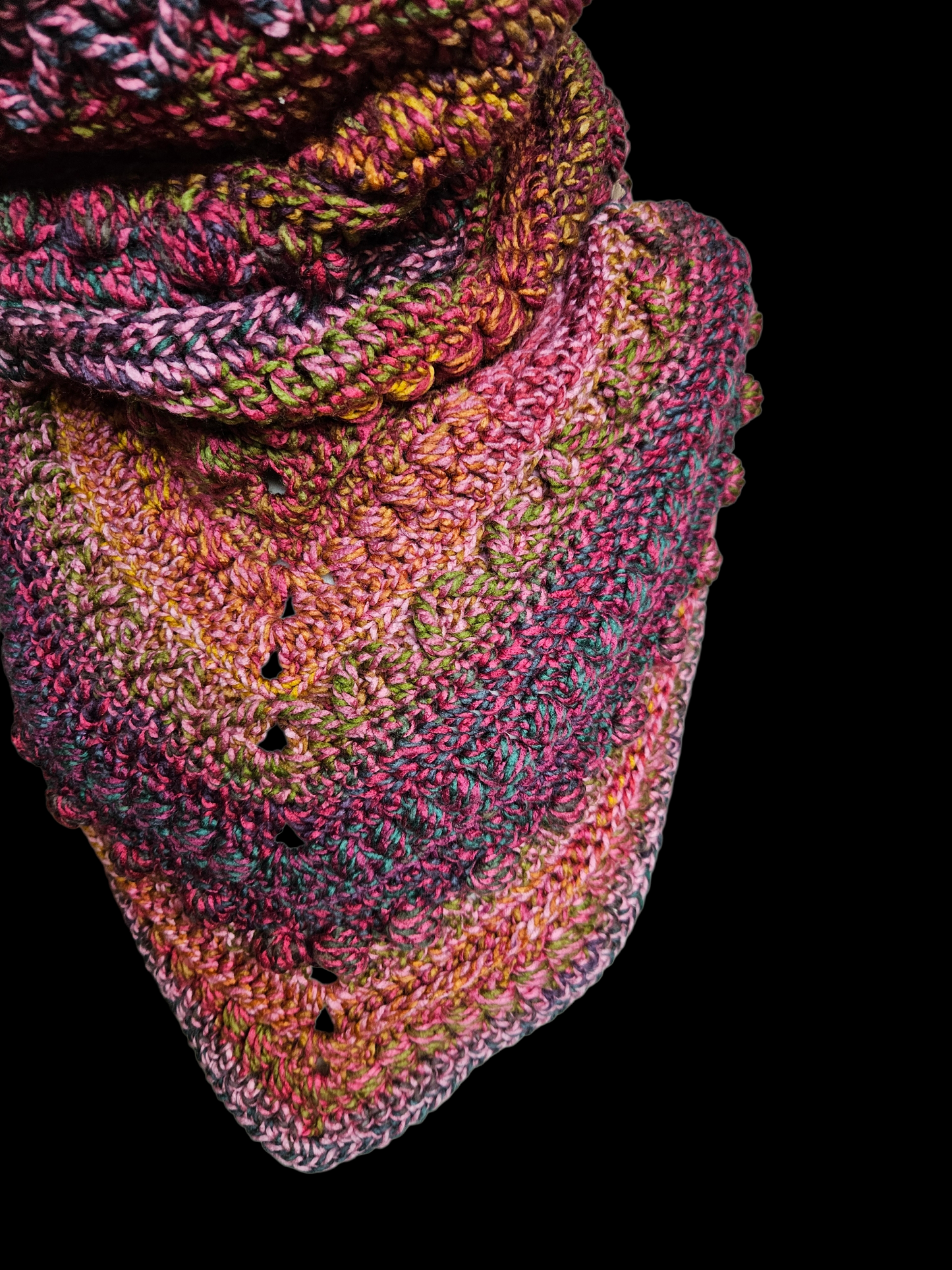 Hooded cowl scarf (Colour - Hawk)