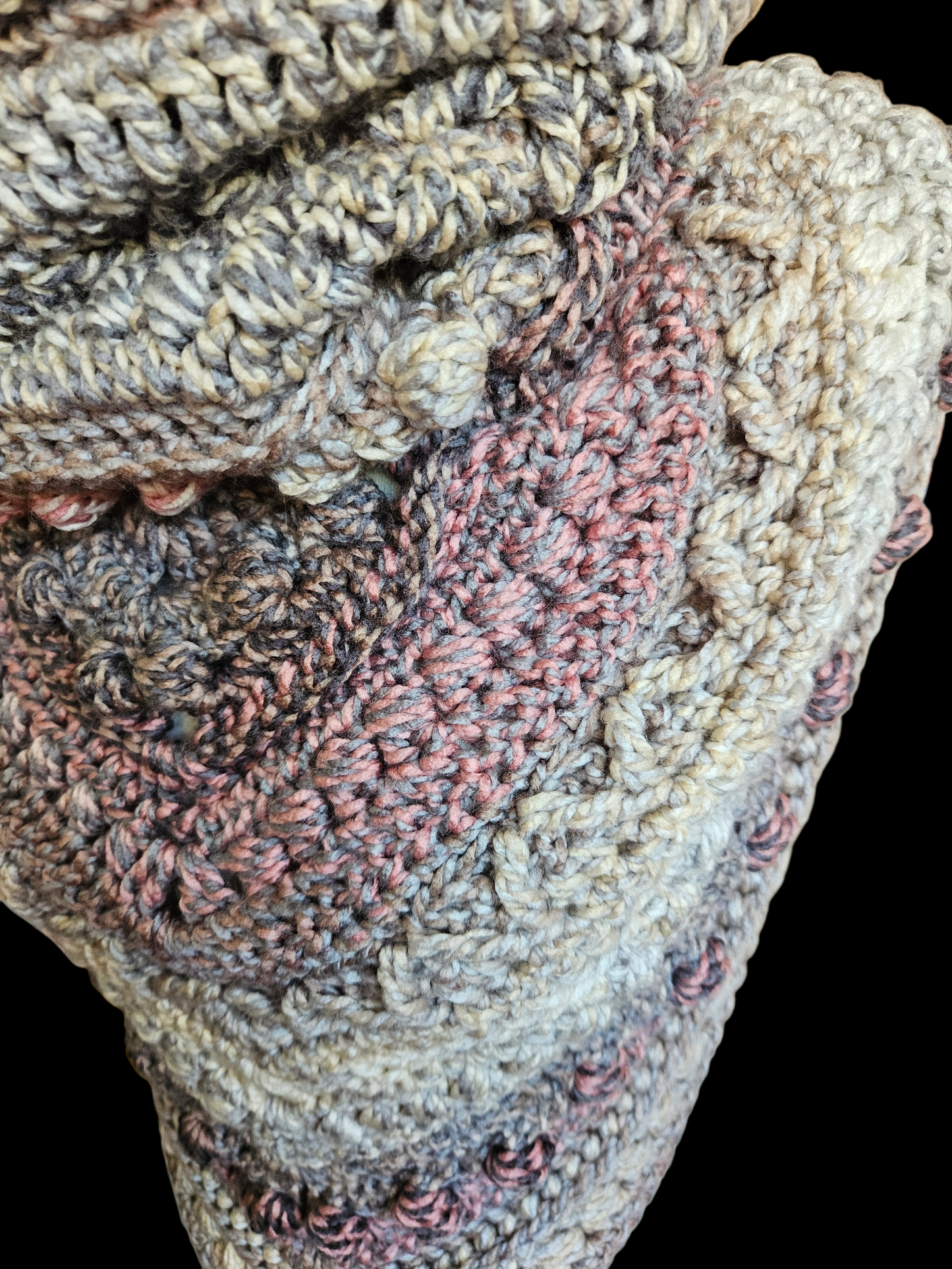 Hooded cowl scarf (colour - Apollo)