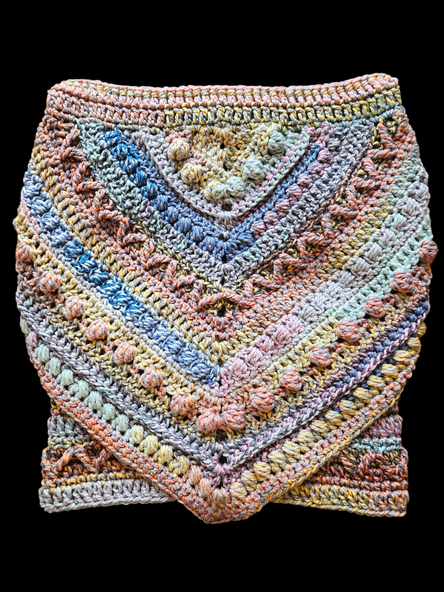 Hooded cowl scarf (colour - Grey Dagger)
