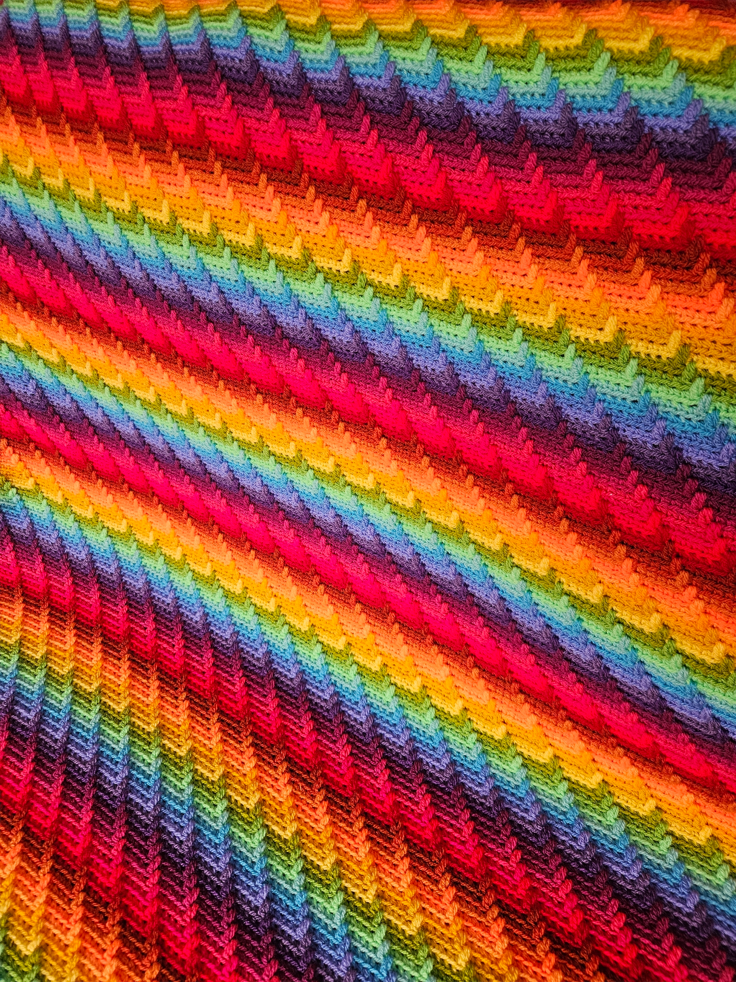 Rainbow Blanket Throw