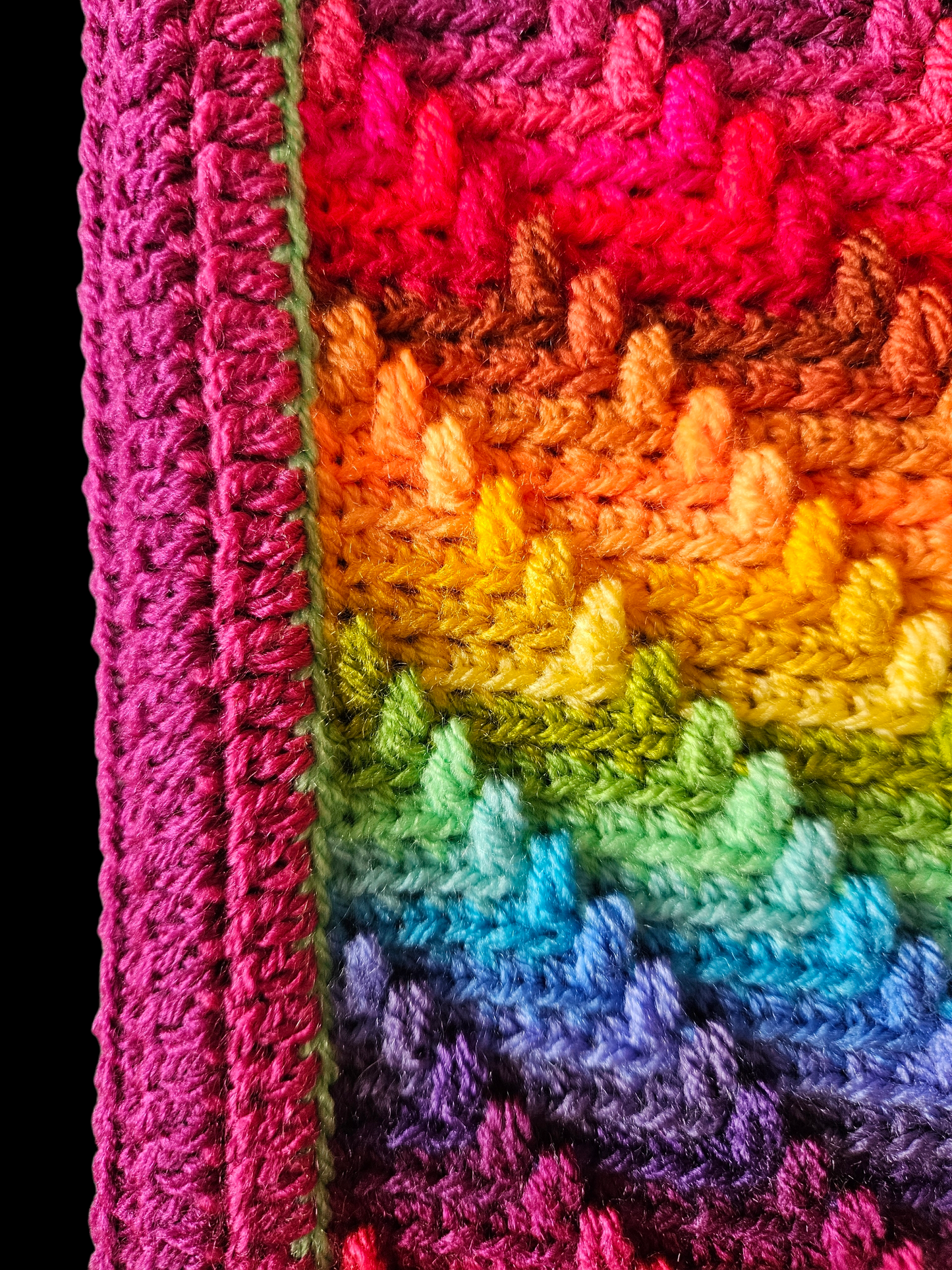 Rainbow Blanket Throw