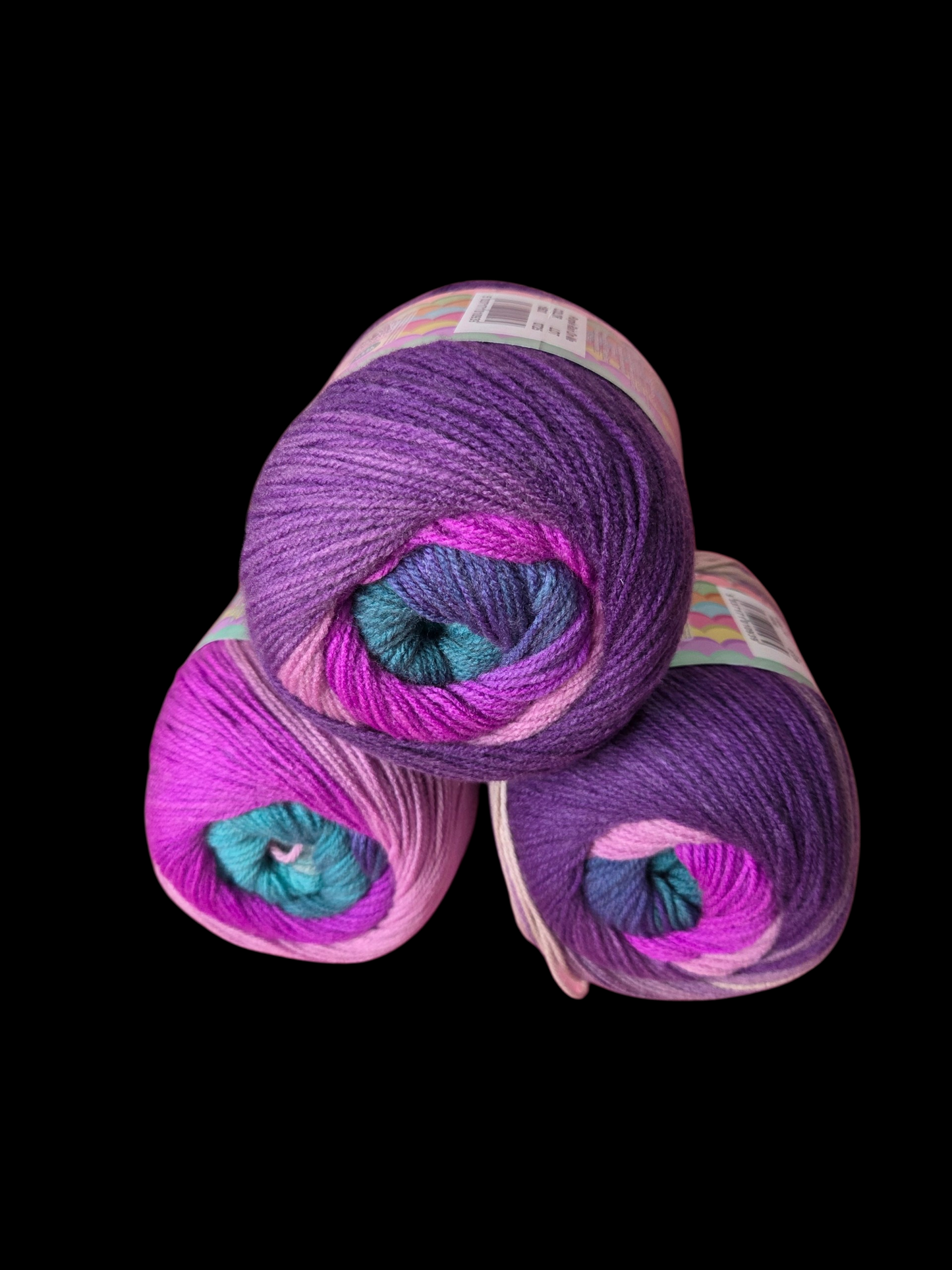3 x 150g Cakes Cygnet Marshmallow Pies DK yarn (Colour - Purple Rain on Me)
