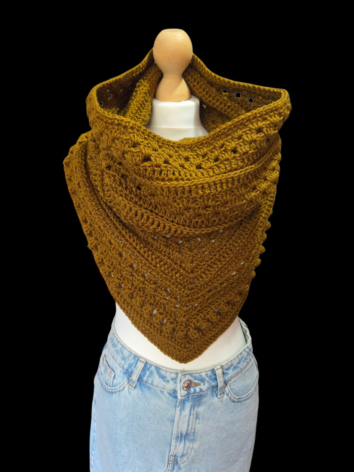 Hooded Cowl Scarf Bronze
