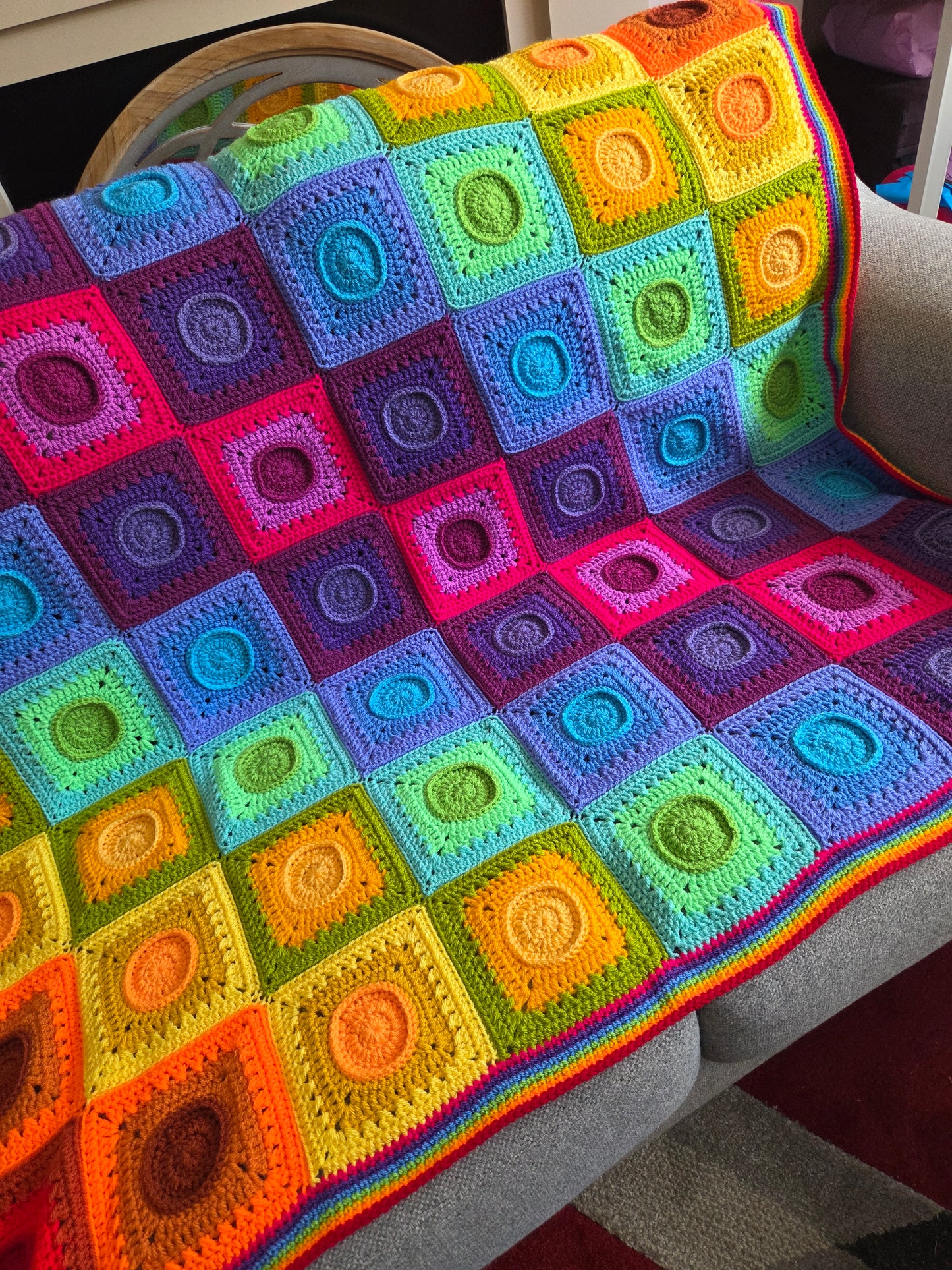 Rainbow blanket
