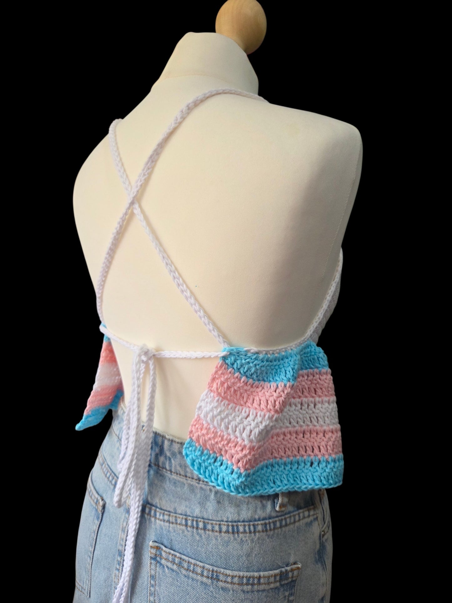 Ruffle crop top - Pride collection