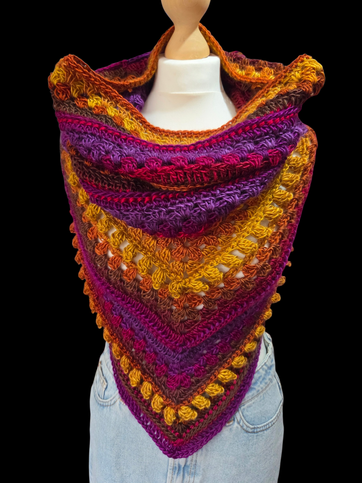 Hooded Cowl Scarf "Fantasy"