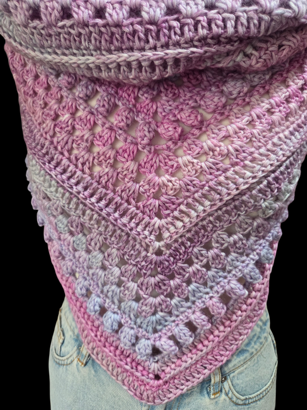 Hooded Cowl Scarf Lilac