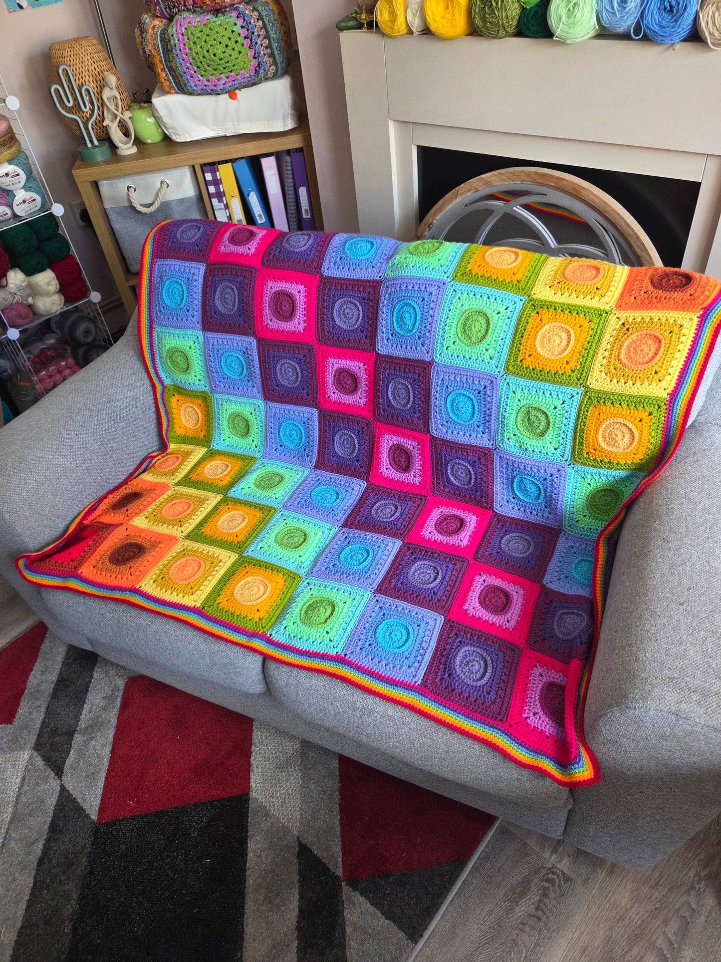 Rainbow blanket