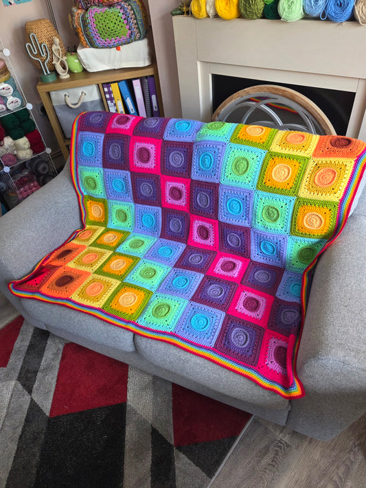 Rainbow blanket