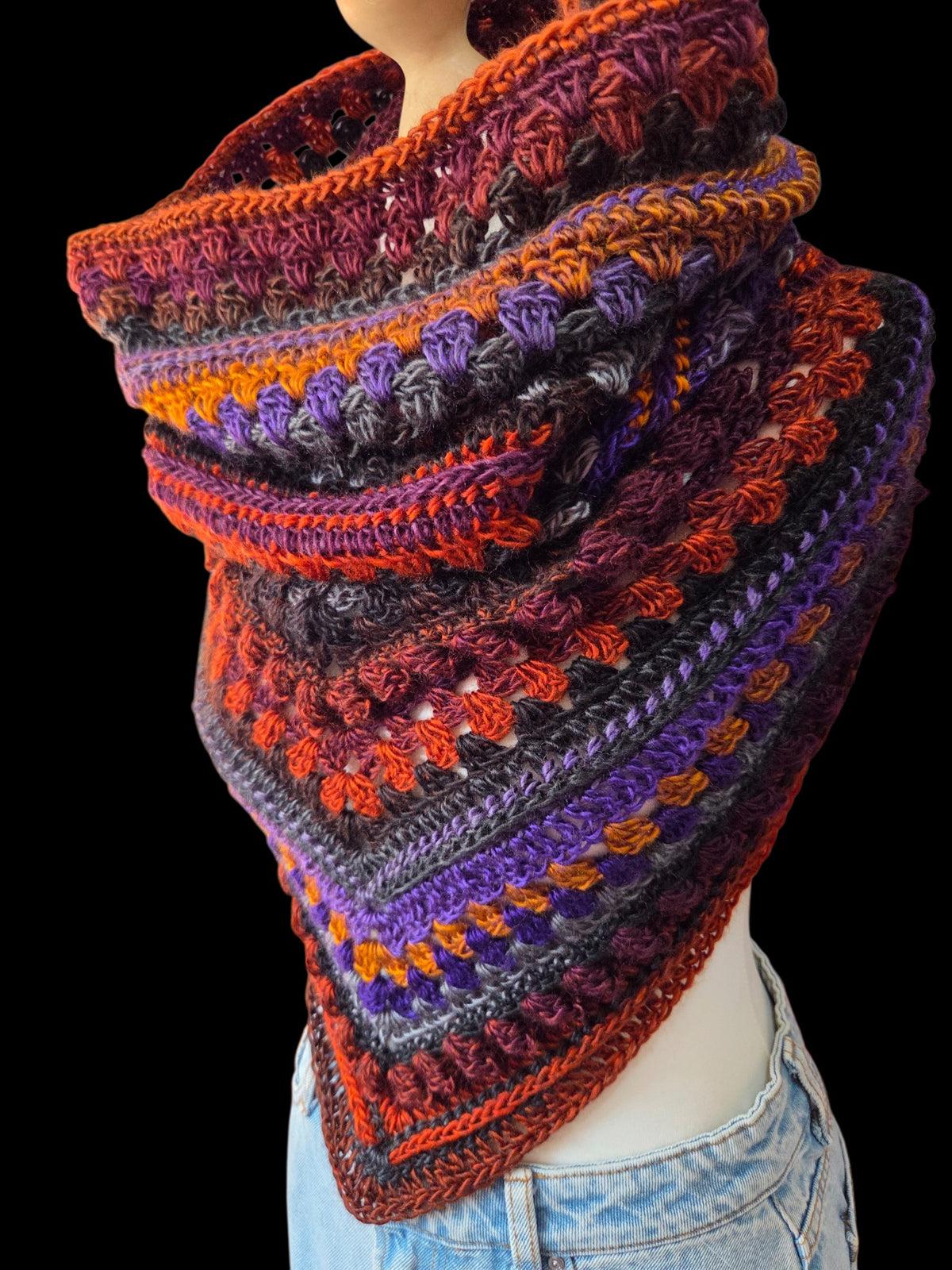 Hooded Cowl Scarf "Vamp"