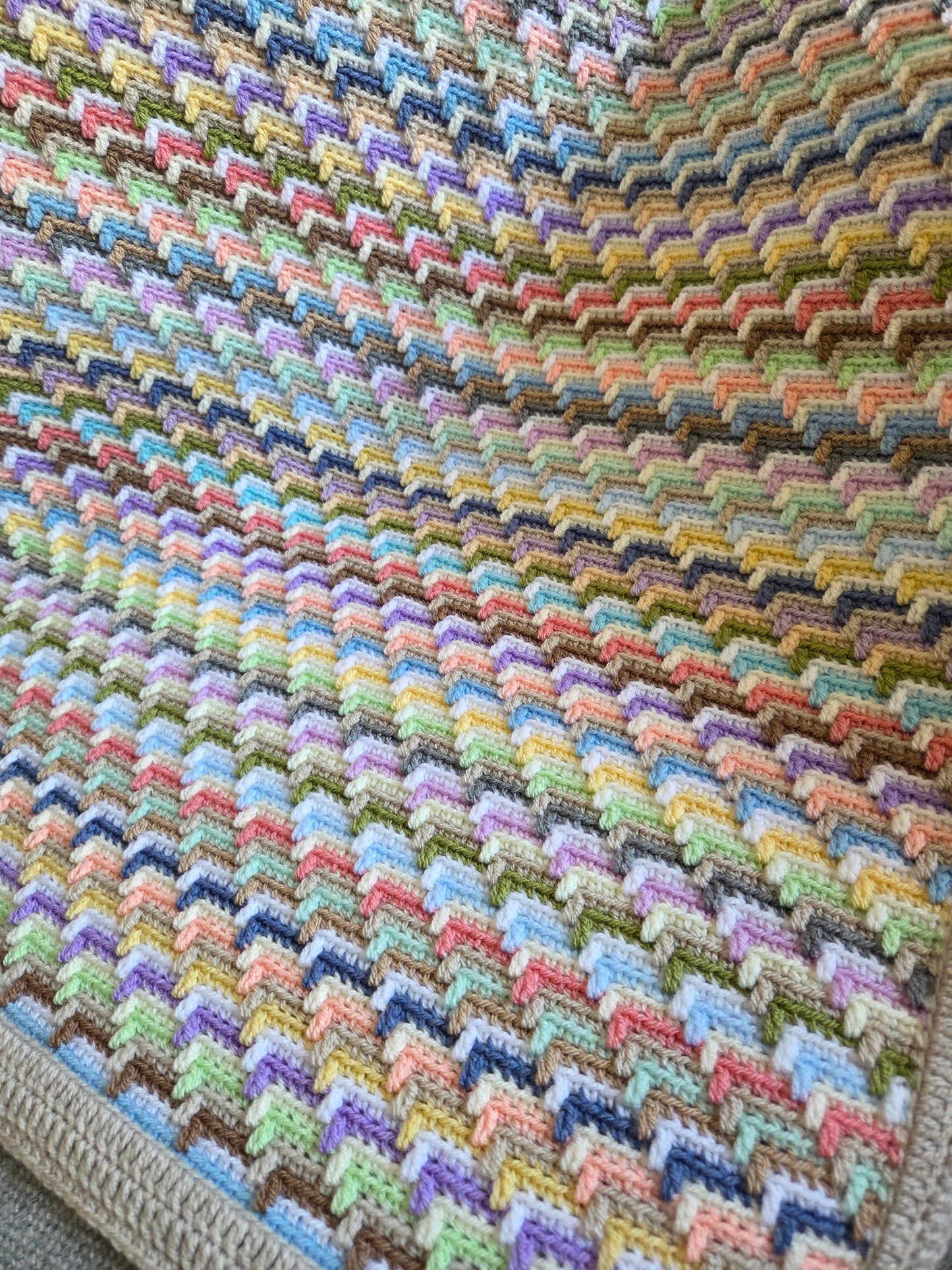 Pastels Baby Blanket