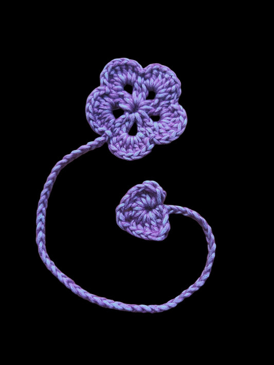 Flower bookmark