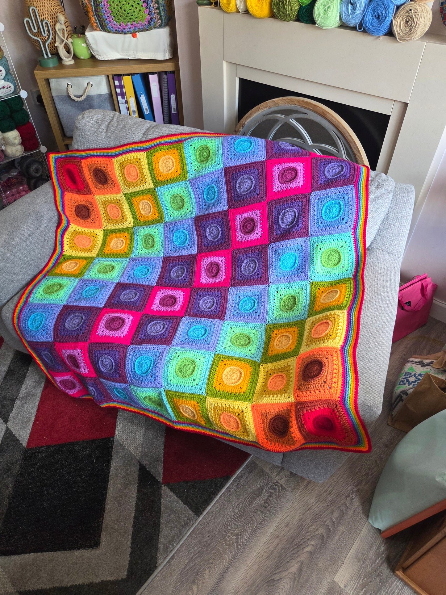 Rainbow blanket