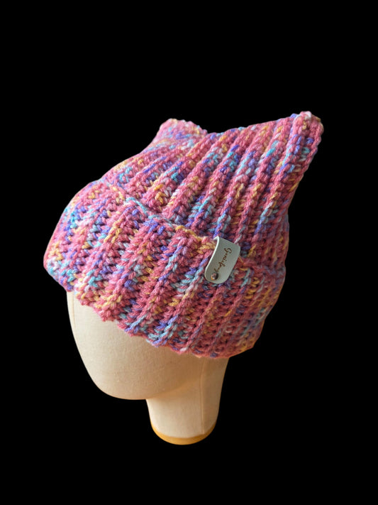 Pink Multi Beanie Hat