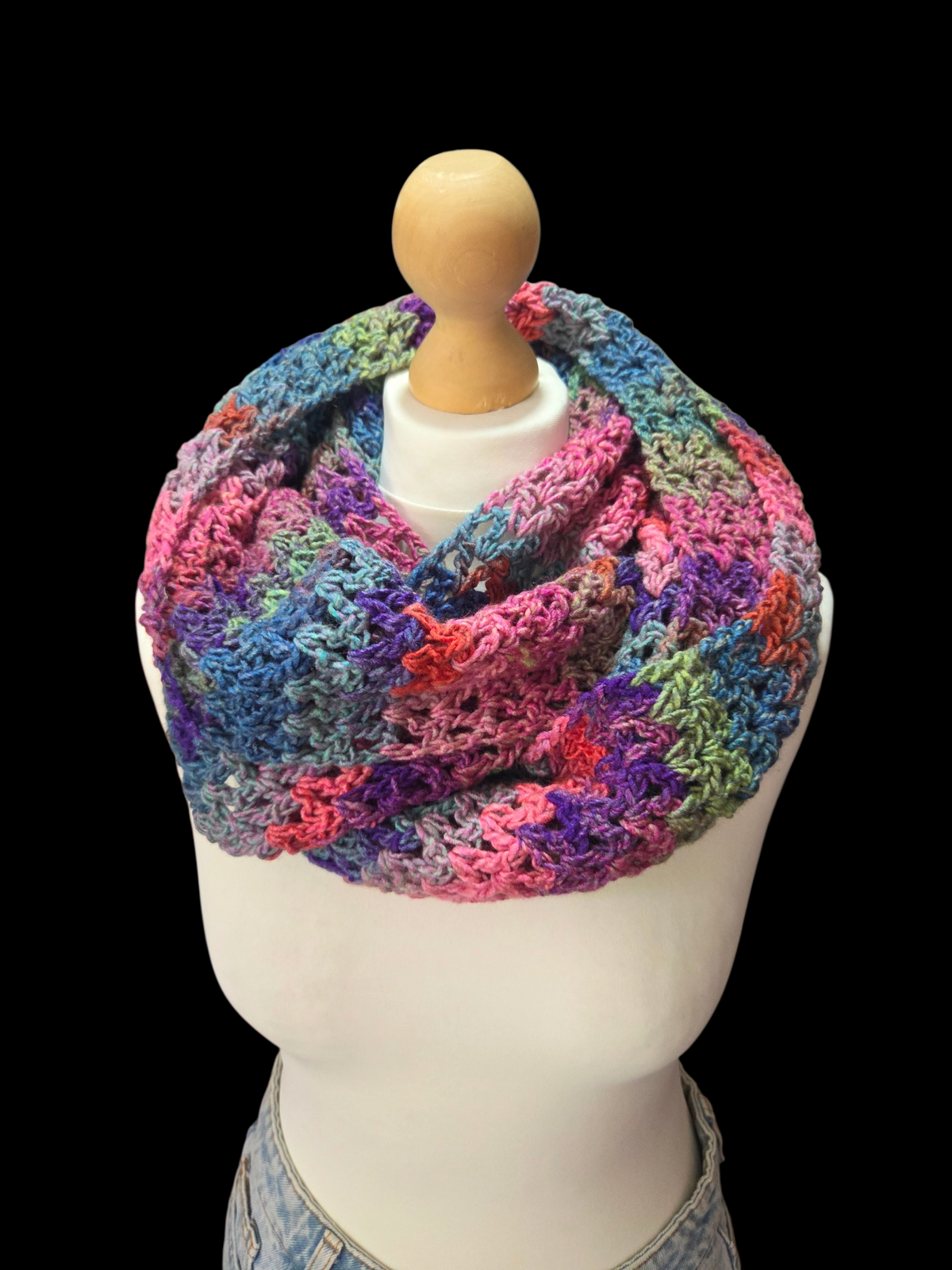 Crochet Infinity Scarf