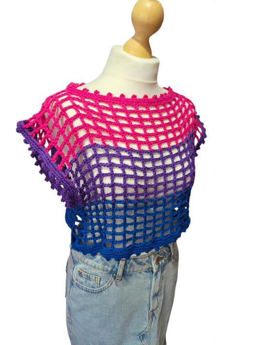 Cropped cotton top
