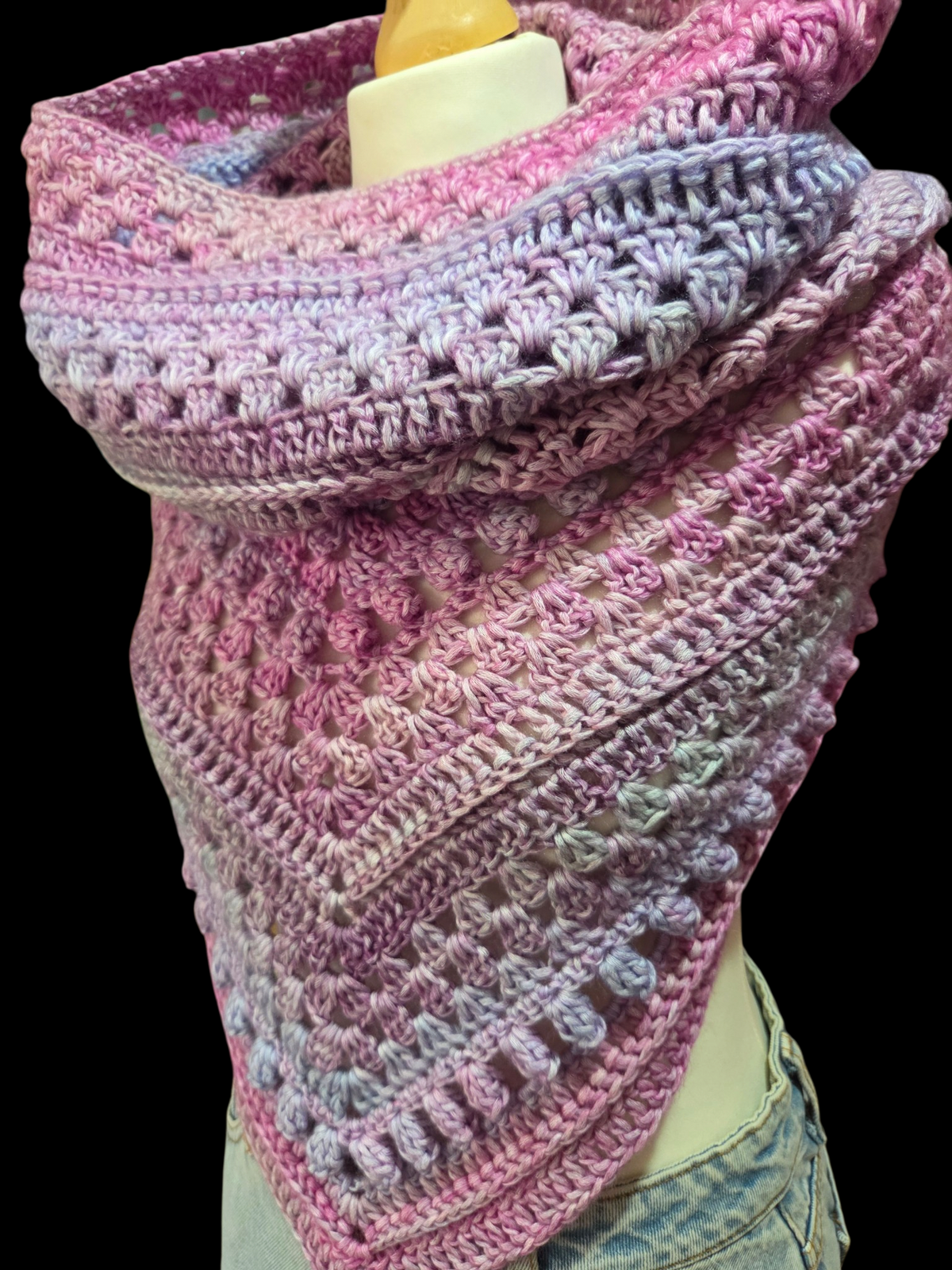 Hooded Cowl Scarf Lilac