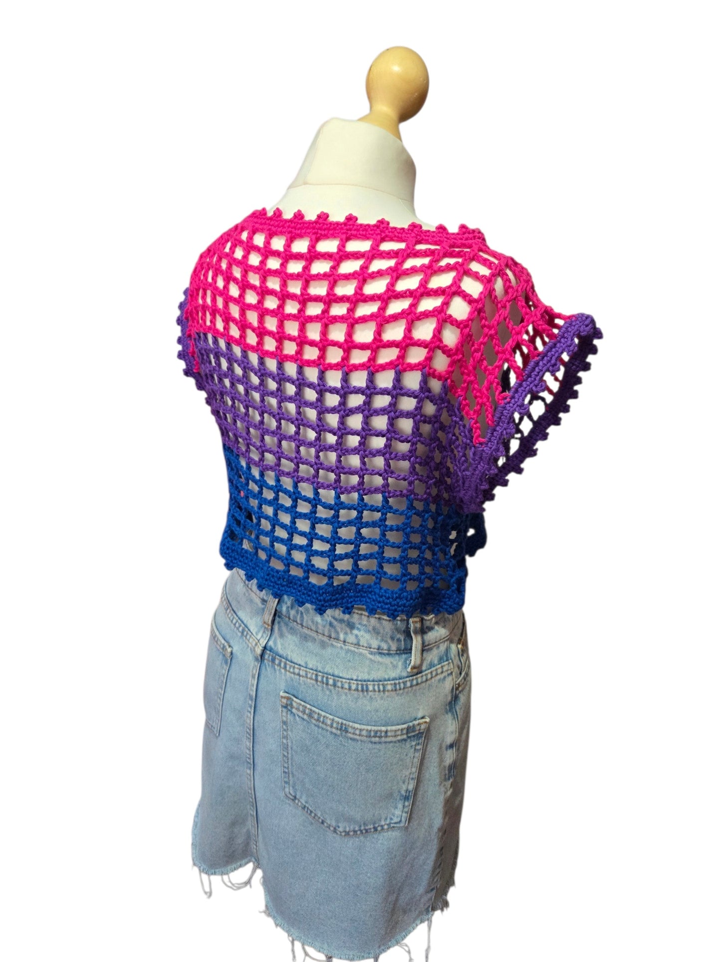 Cropped cotton top