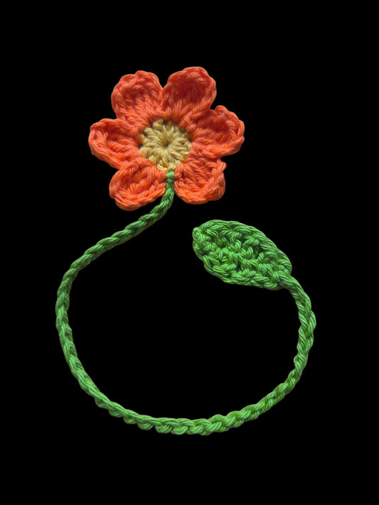 Flower bookmark
