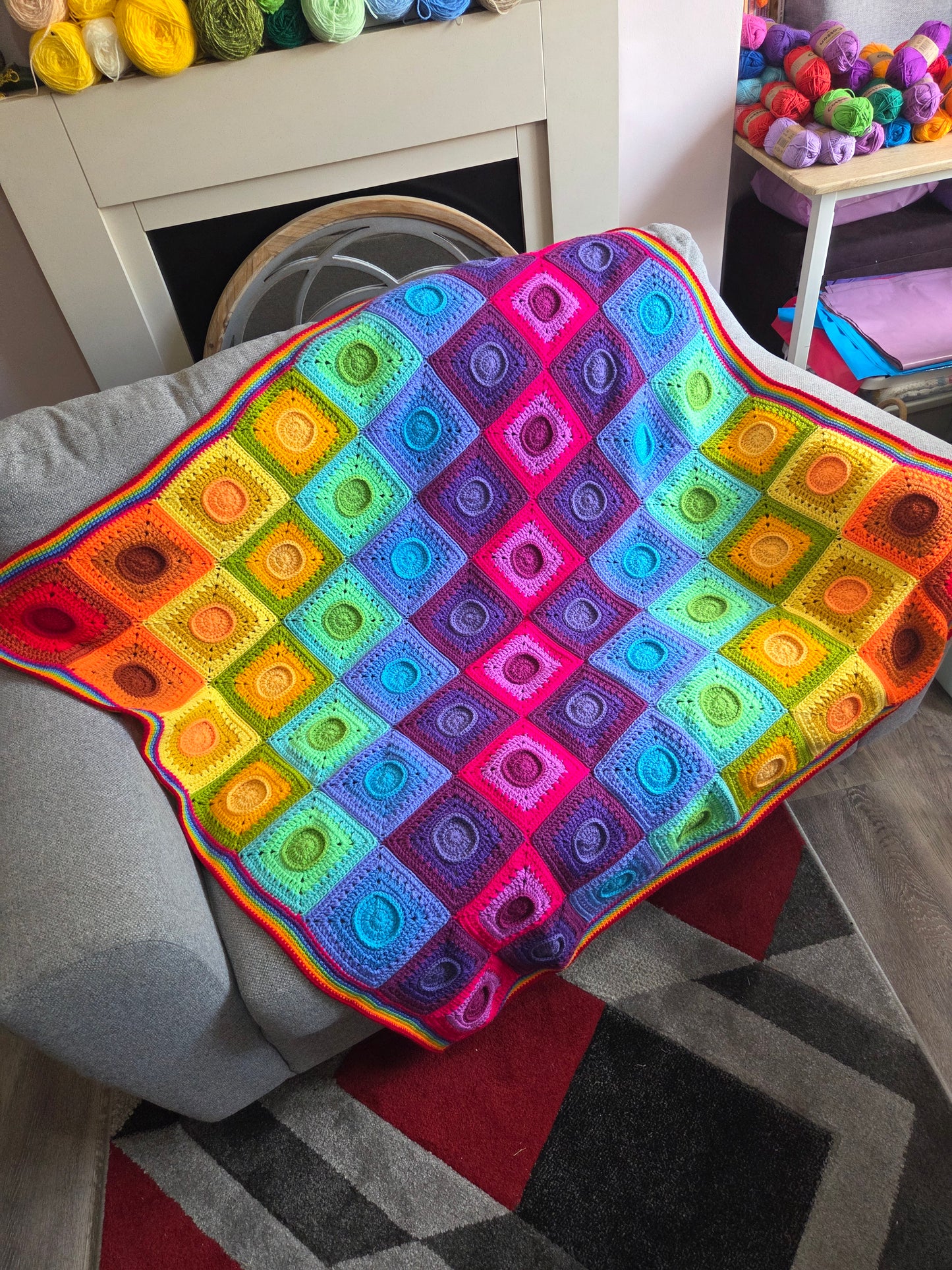 Rainbow blanket