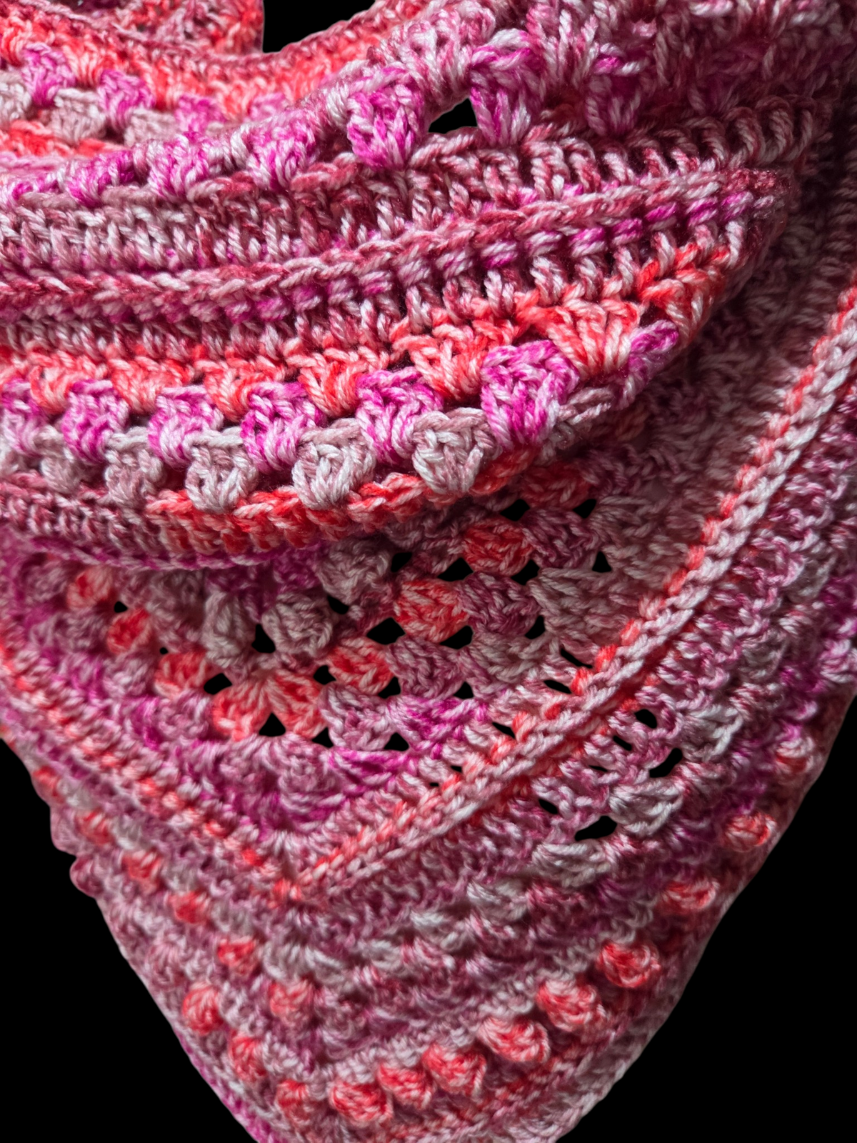 Hooded Cowl Scarf Pink