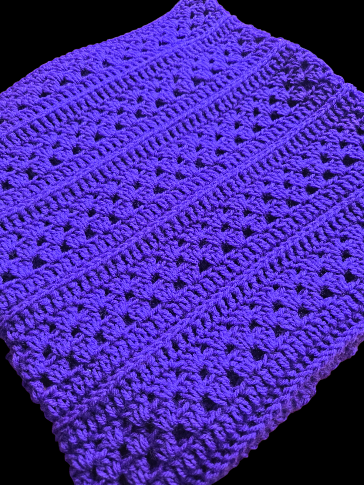 Hooded Cowl Scarf Purple